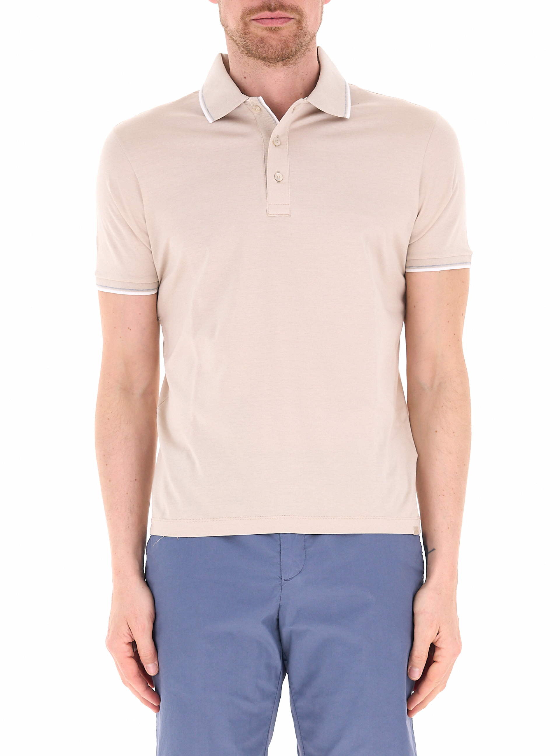 Polo in cotone BEIGE L