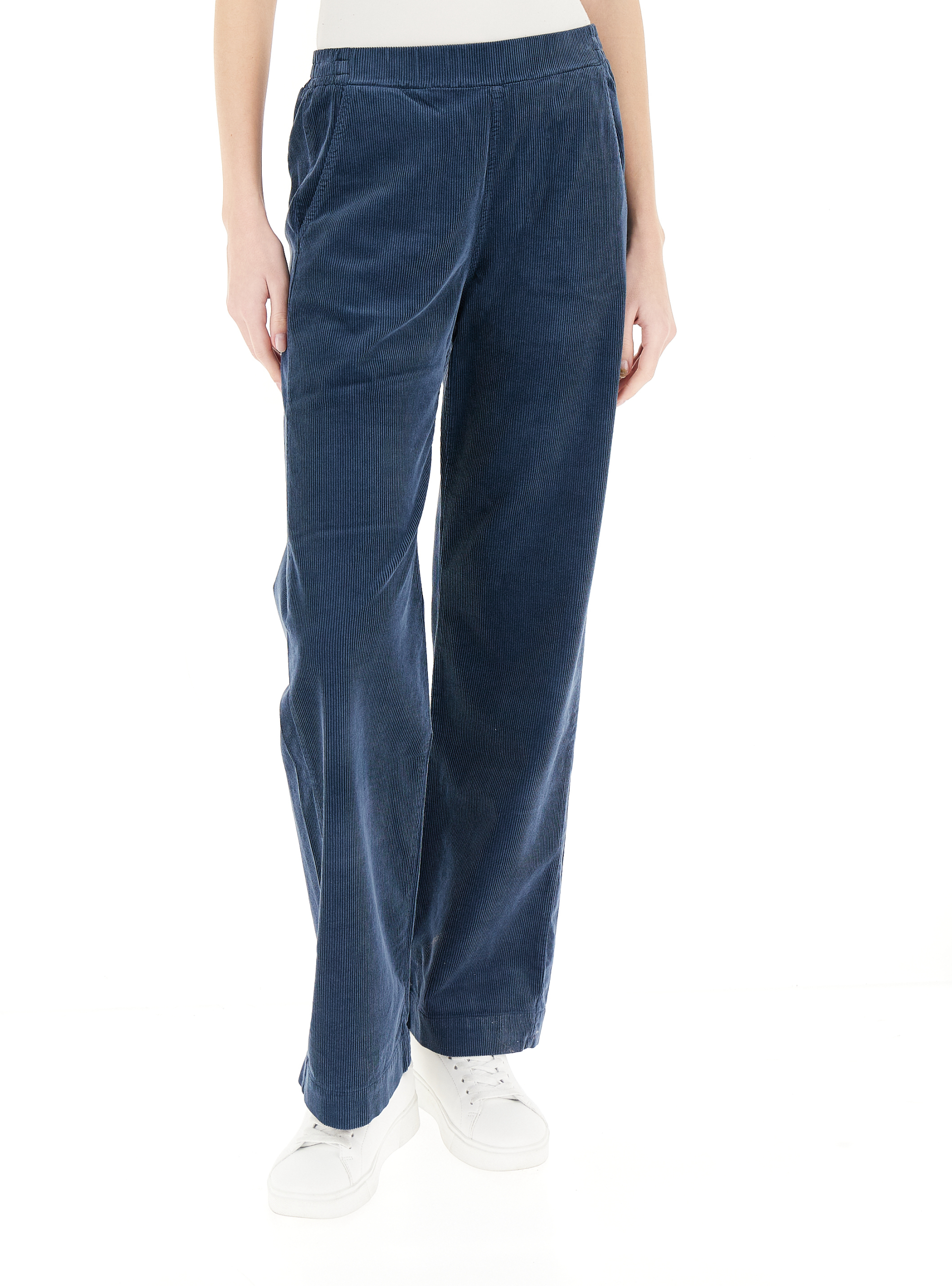 DEHA Pantalone a costine BLU AVIO