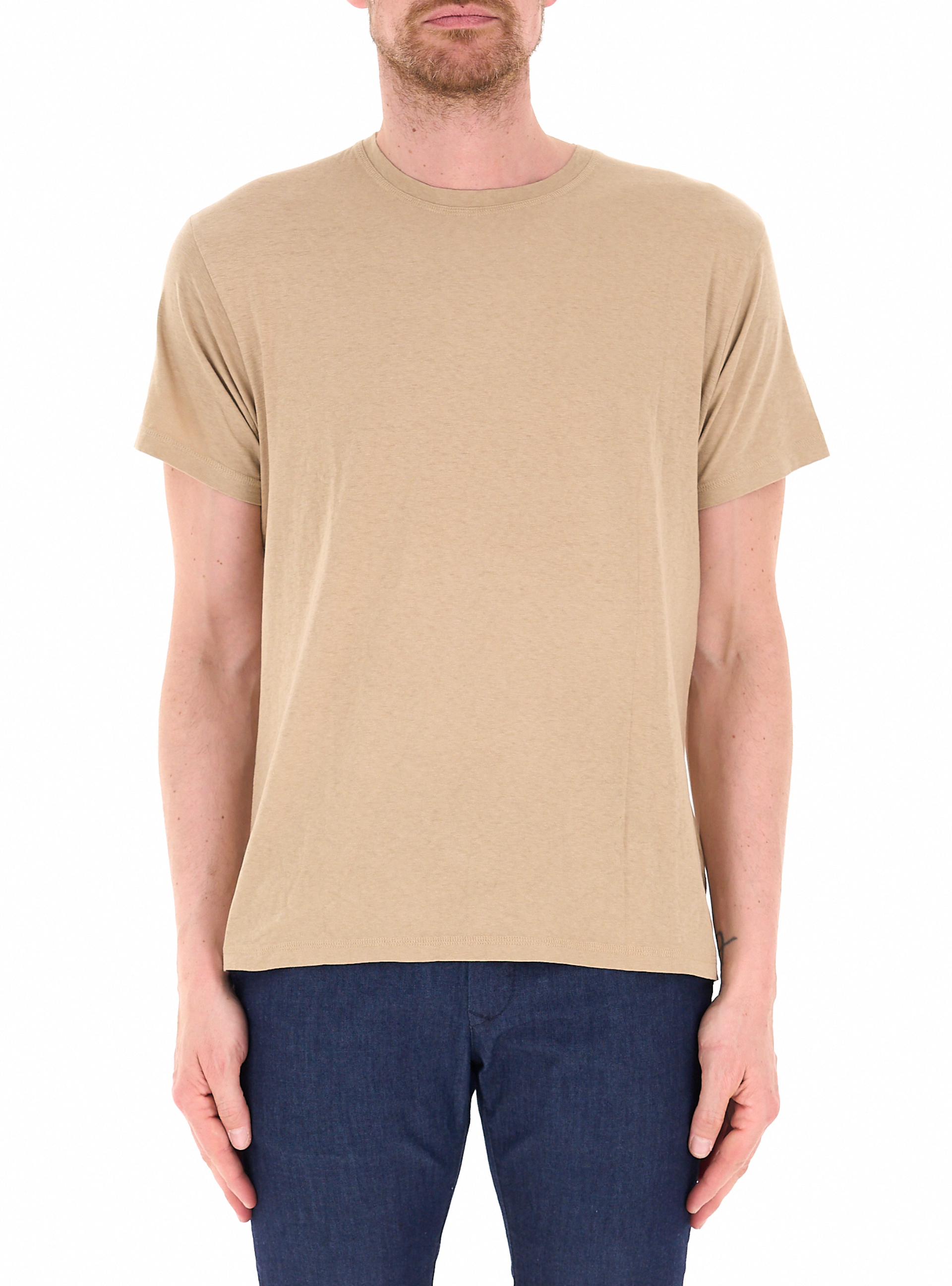 BOMBOOGIE T-shirt girocollo BEIGE