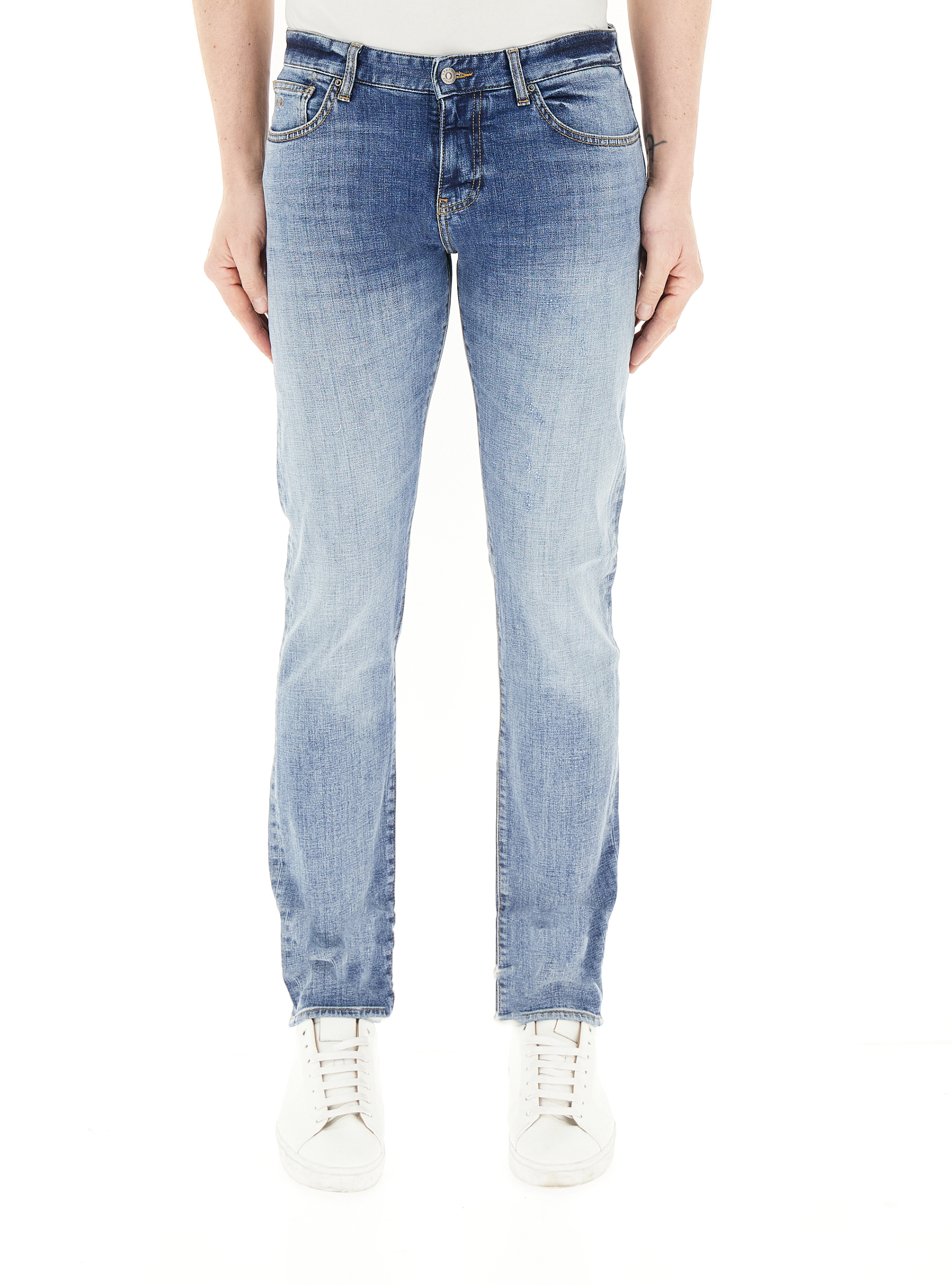 Jeans straight leg BLU 34