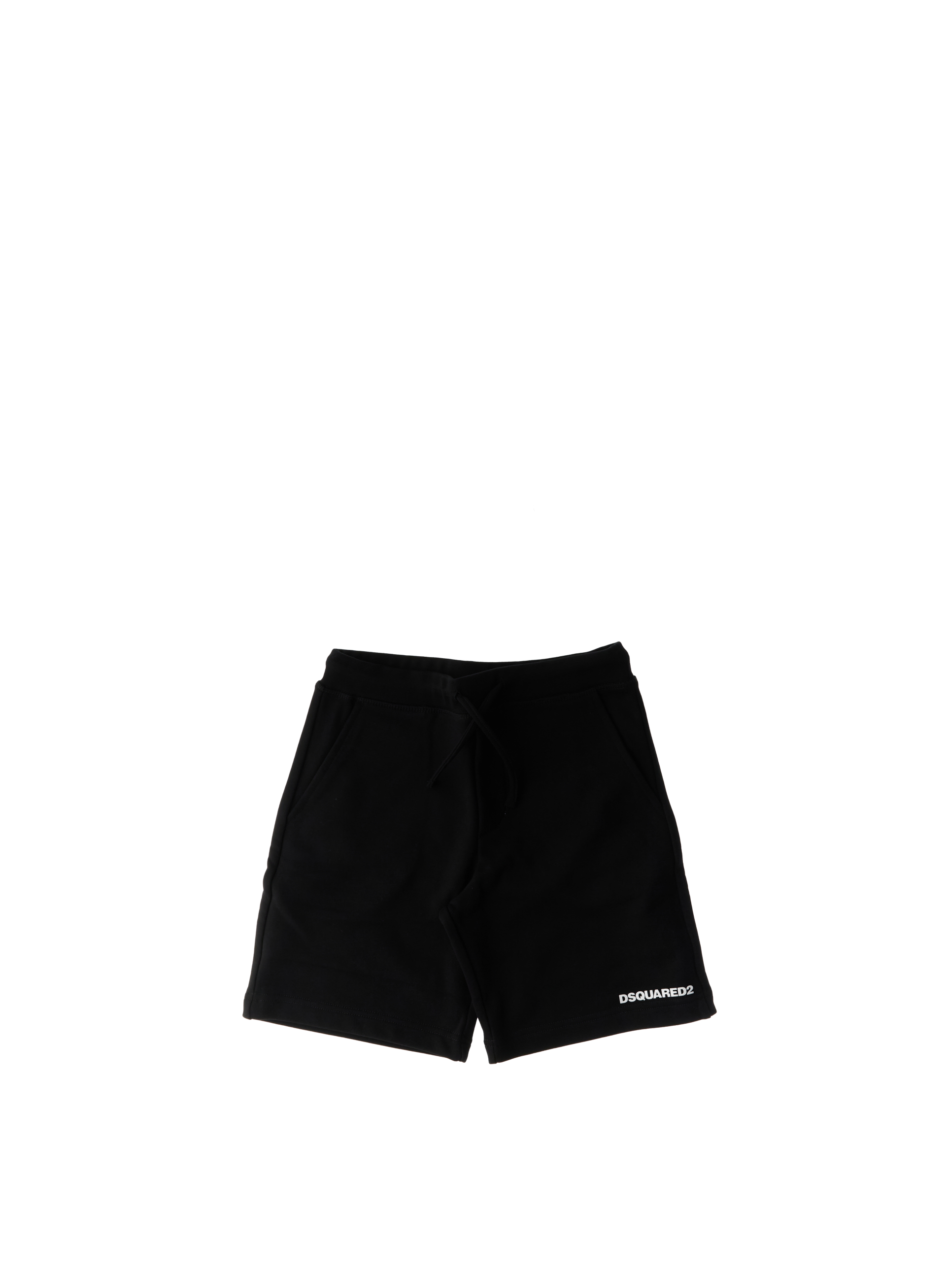 Dsquared2 Bermuda in felpa NERO