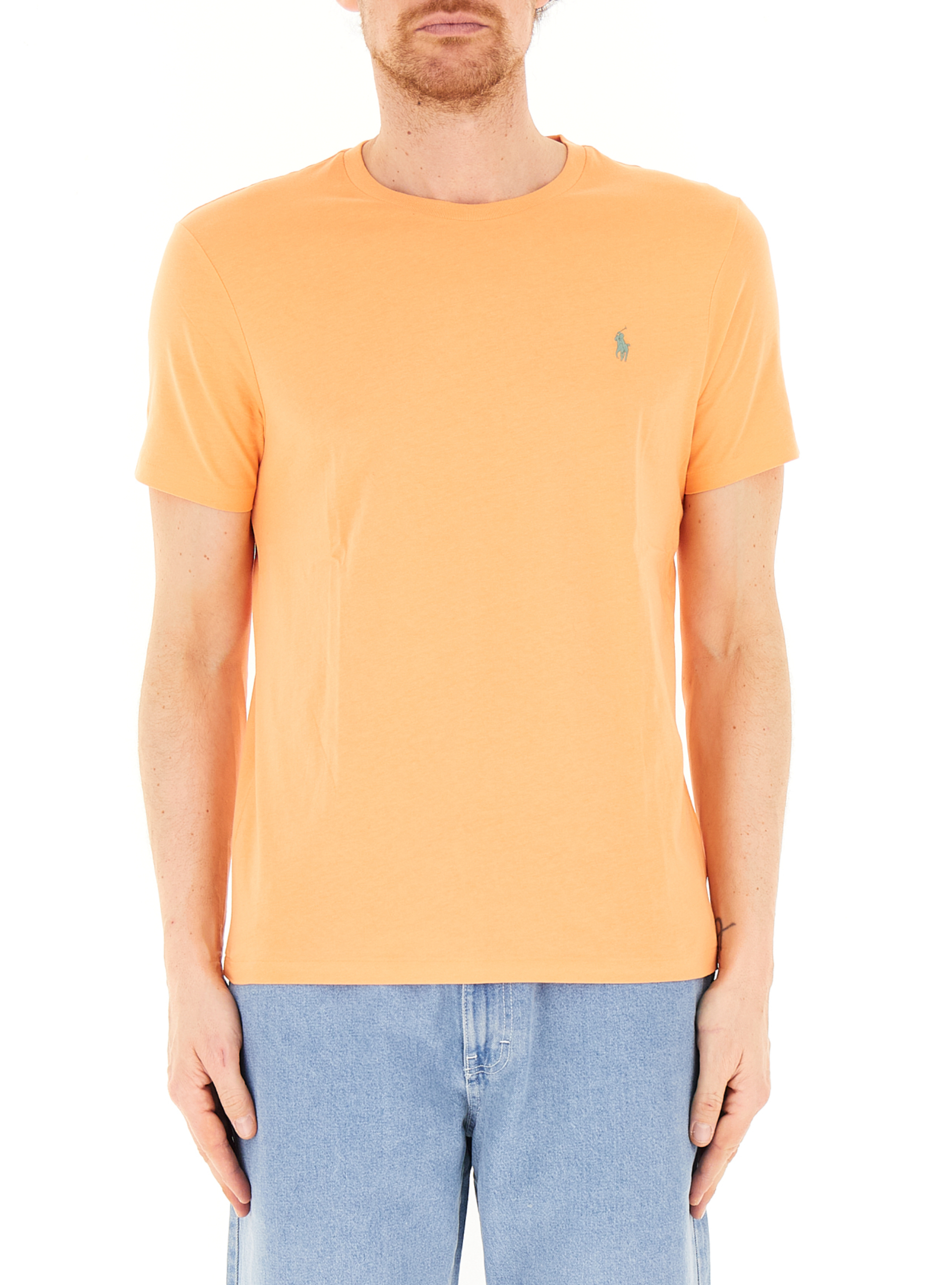 T-shirt in cotone POLO SALMONE S