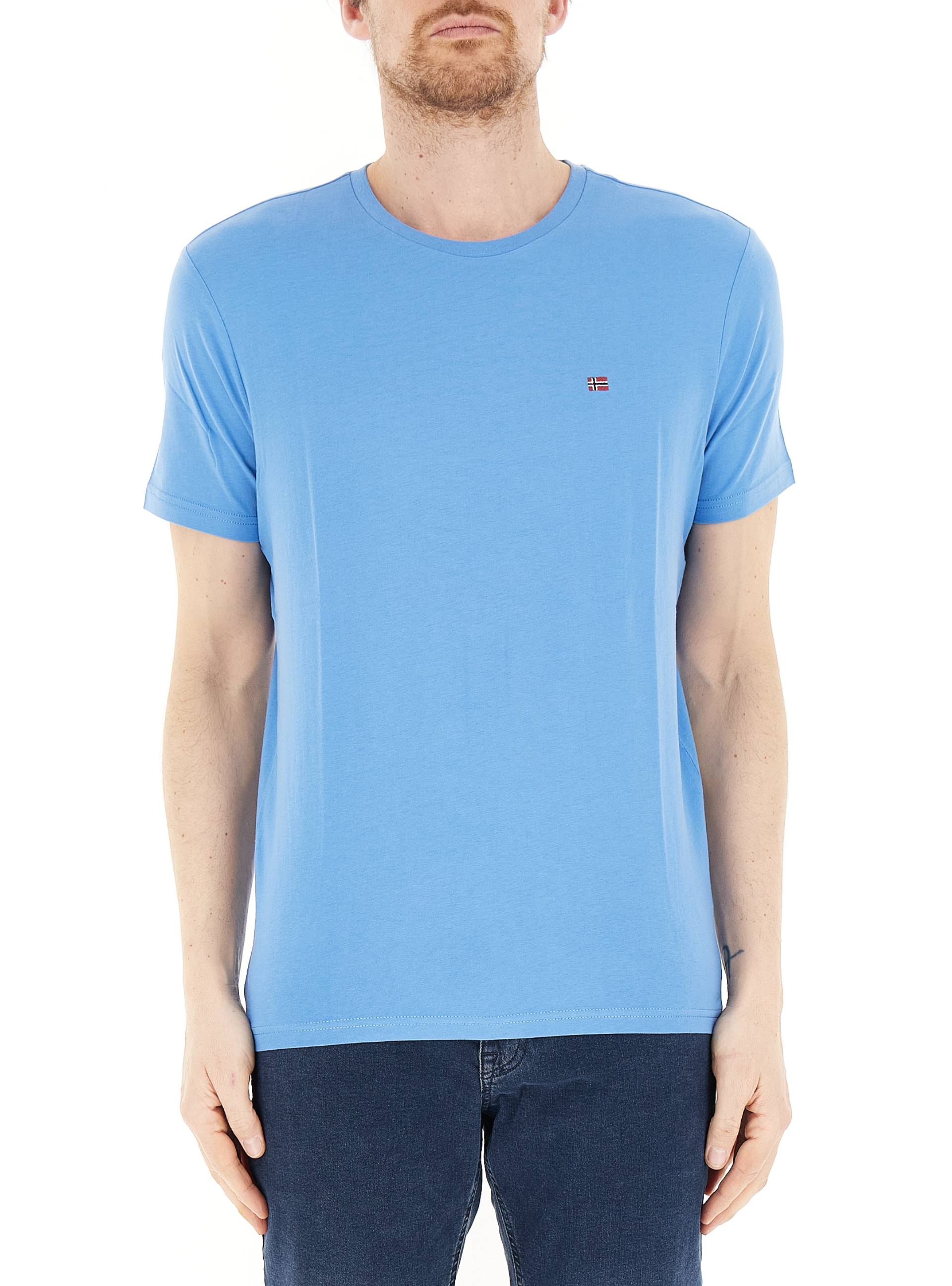 T-shirt con logo AZZURRO S