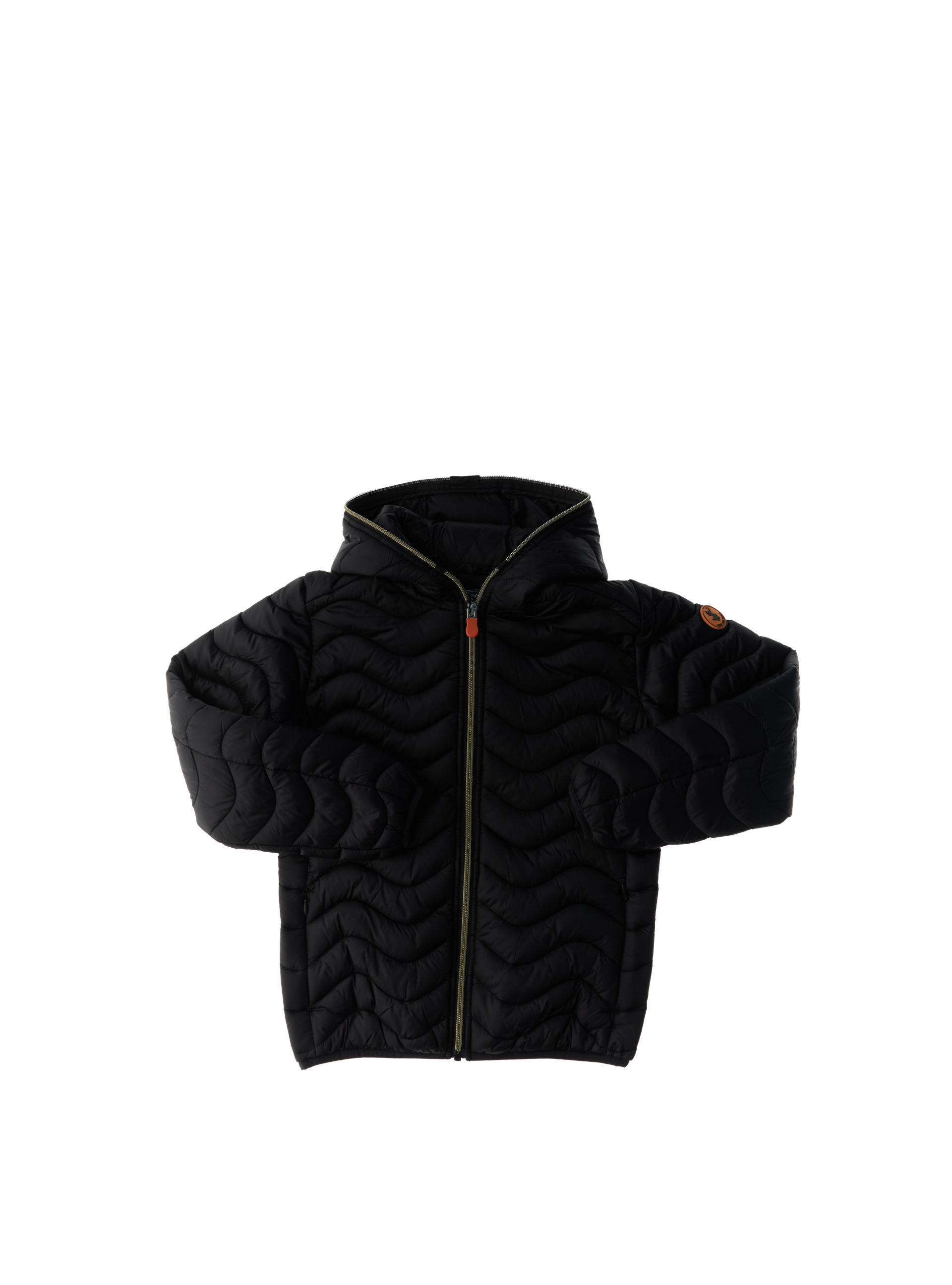 Piumino con cappuccio NERO