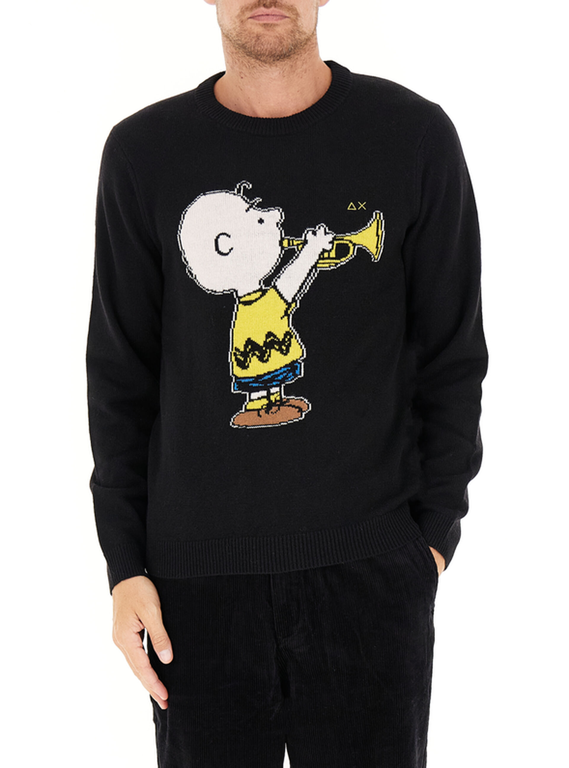 SUN68 Maglione misto lana NERO M