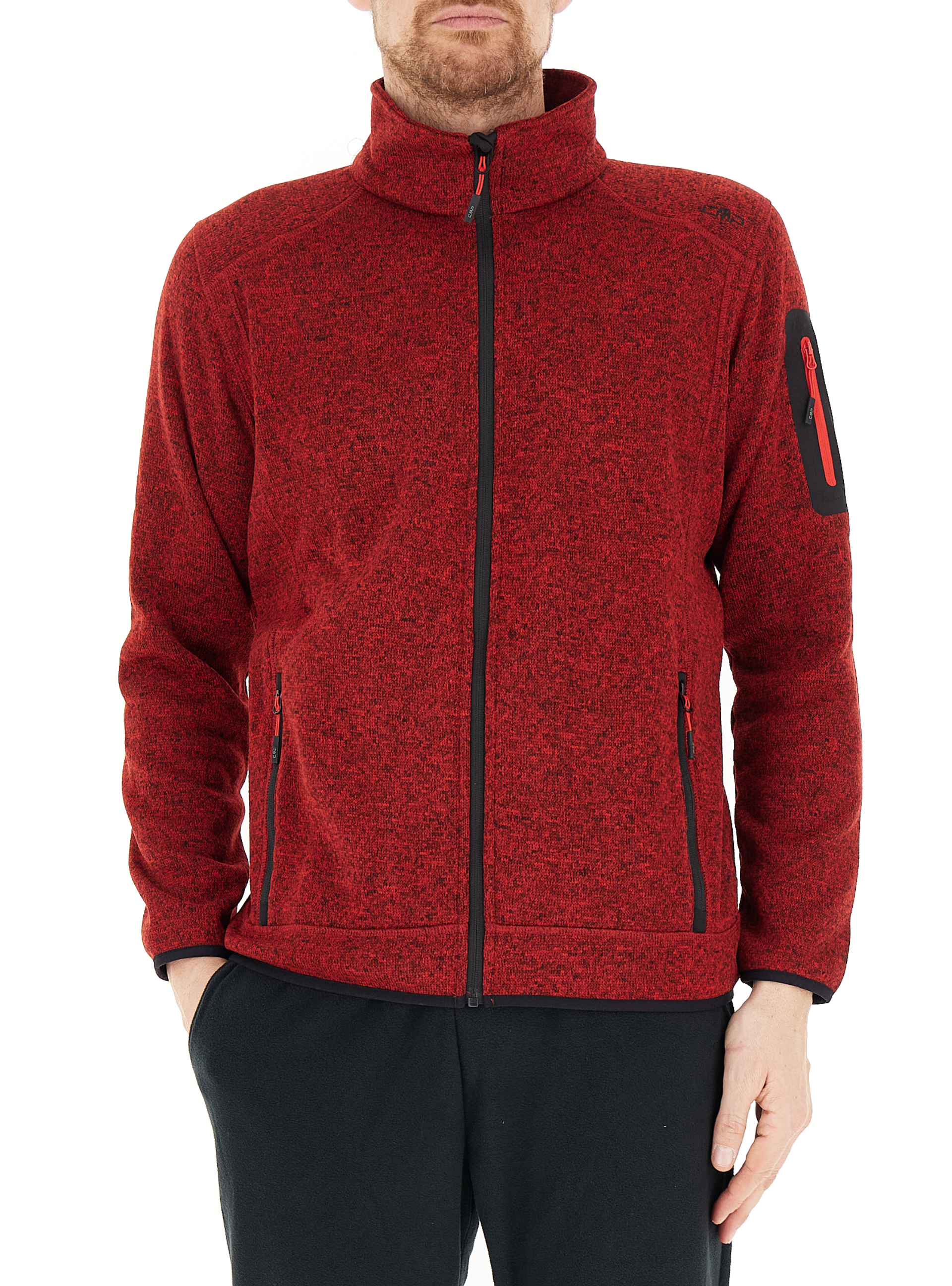 CMP Pile con zip ROSSO