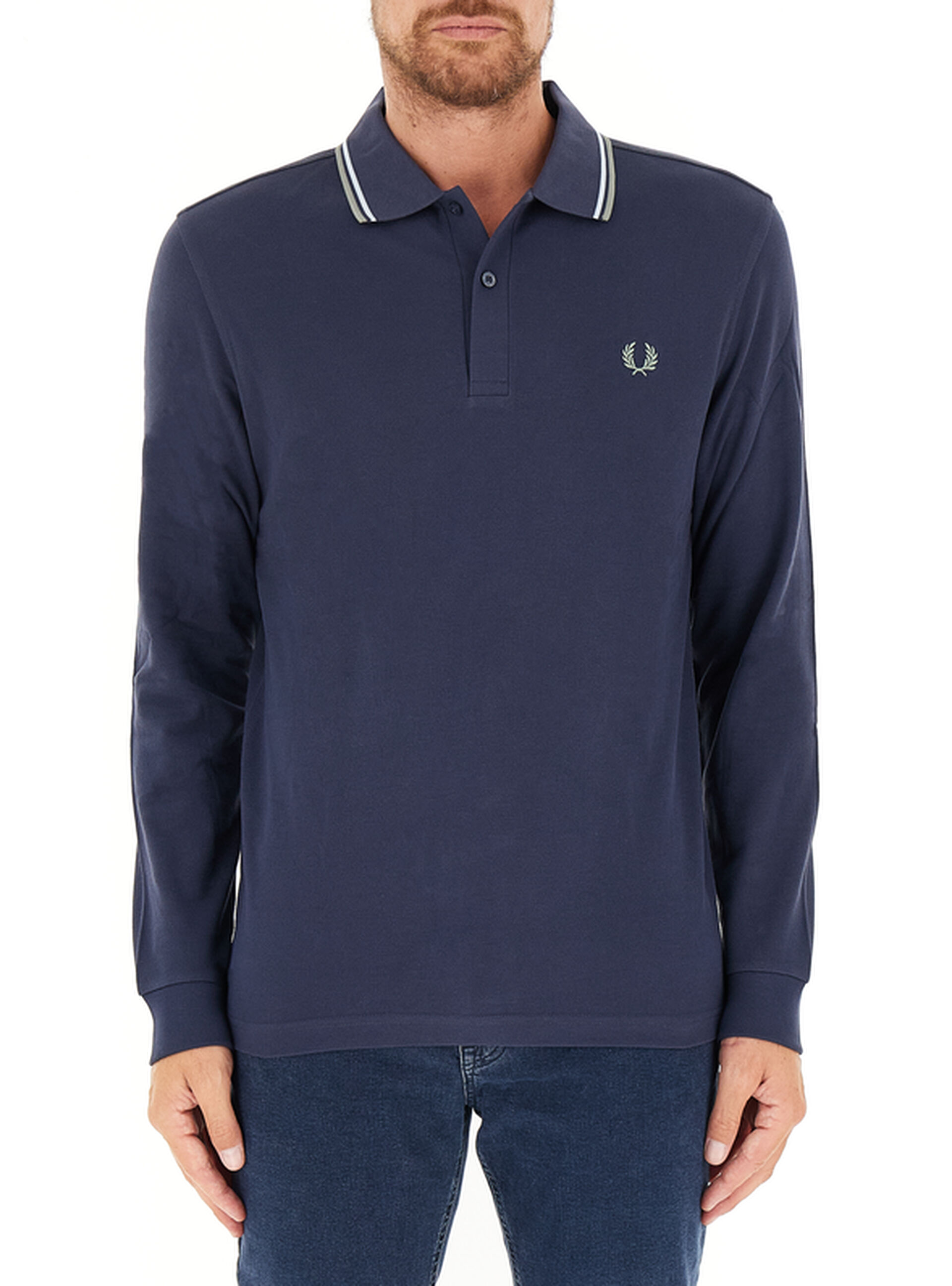 Polo maniche lunghe BLU AVIO XL
