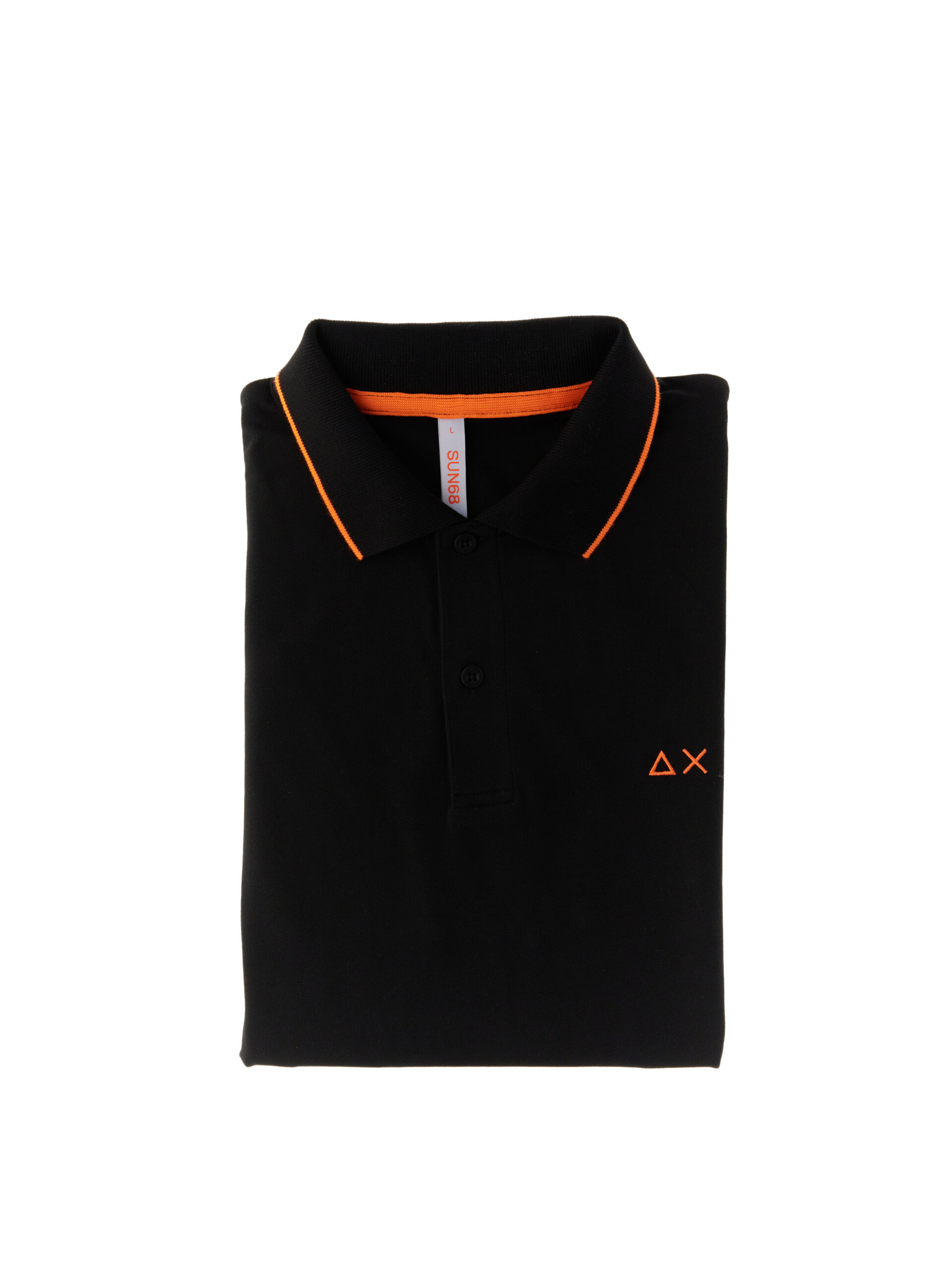 SUN68 Polo in cotone NERO M