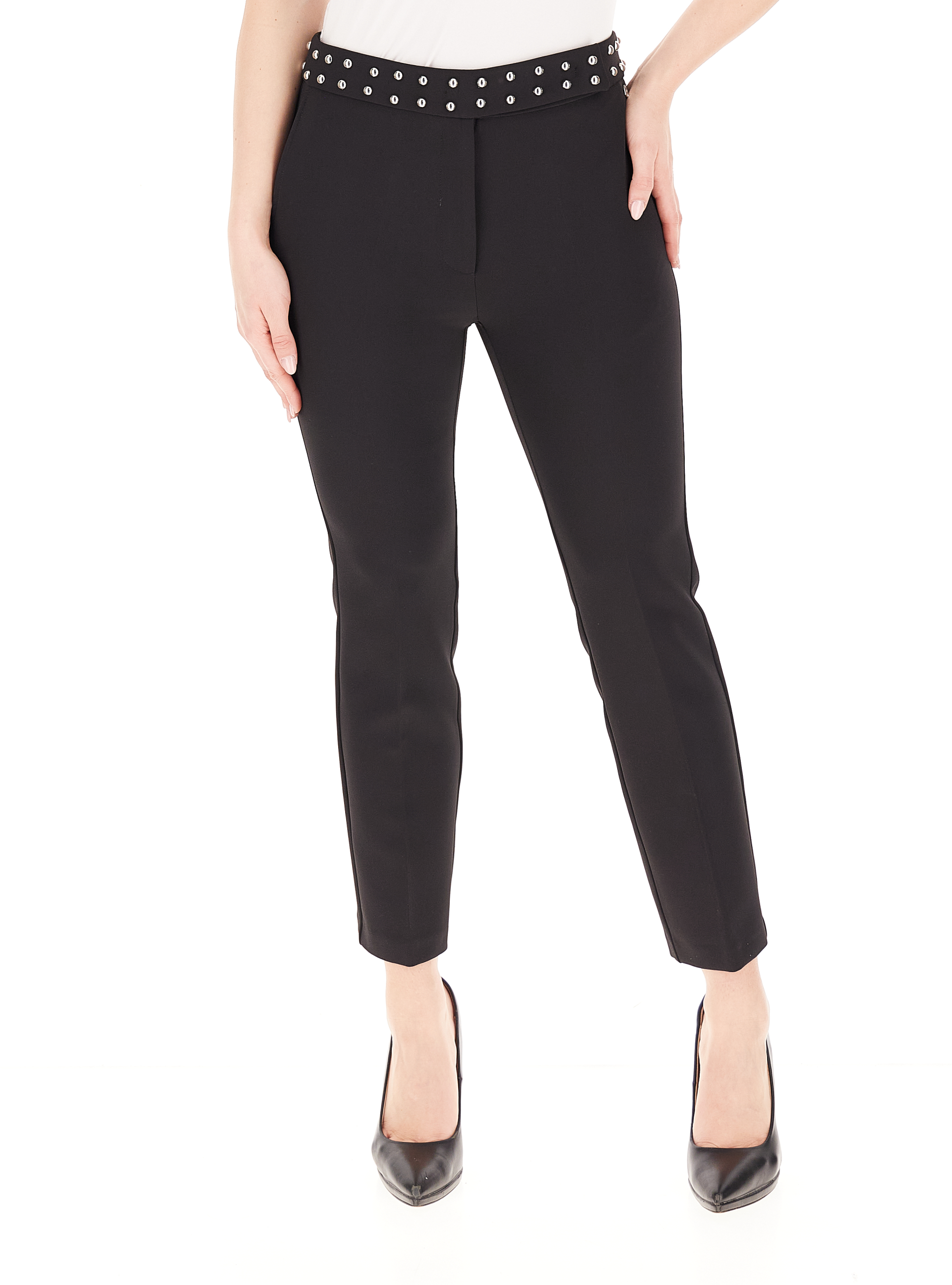 Pantalone a sigaretta LIU JEANS NERO
