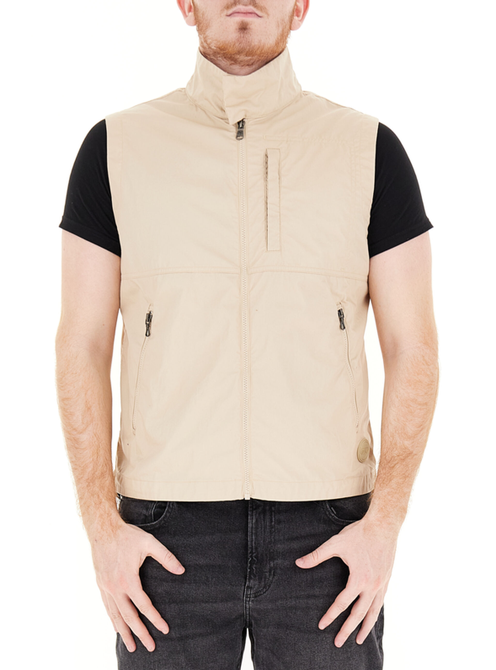 Giubbino cotone smanicato ORIGINALS BEIGE 56