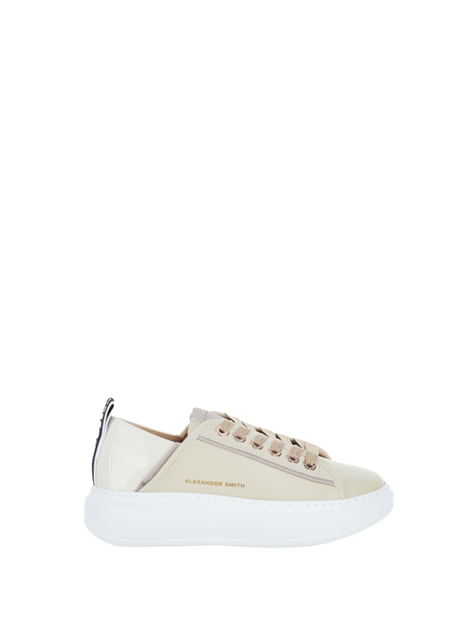 Sneakers in pelle BEIGE