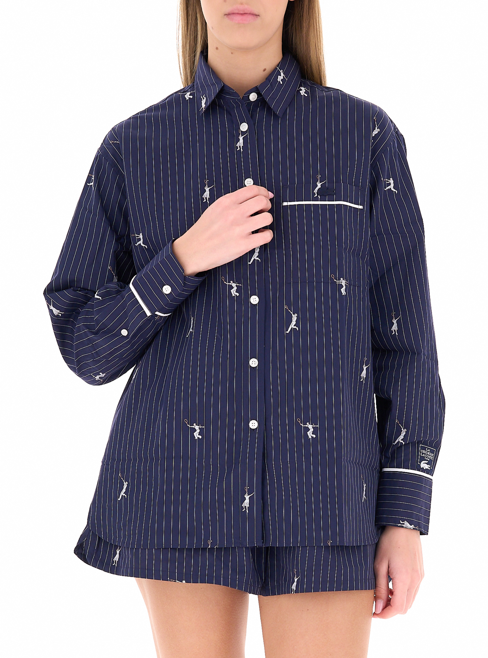 Camicia in cotone BLU NAVY 36