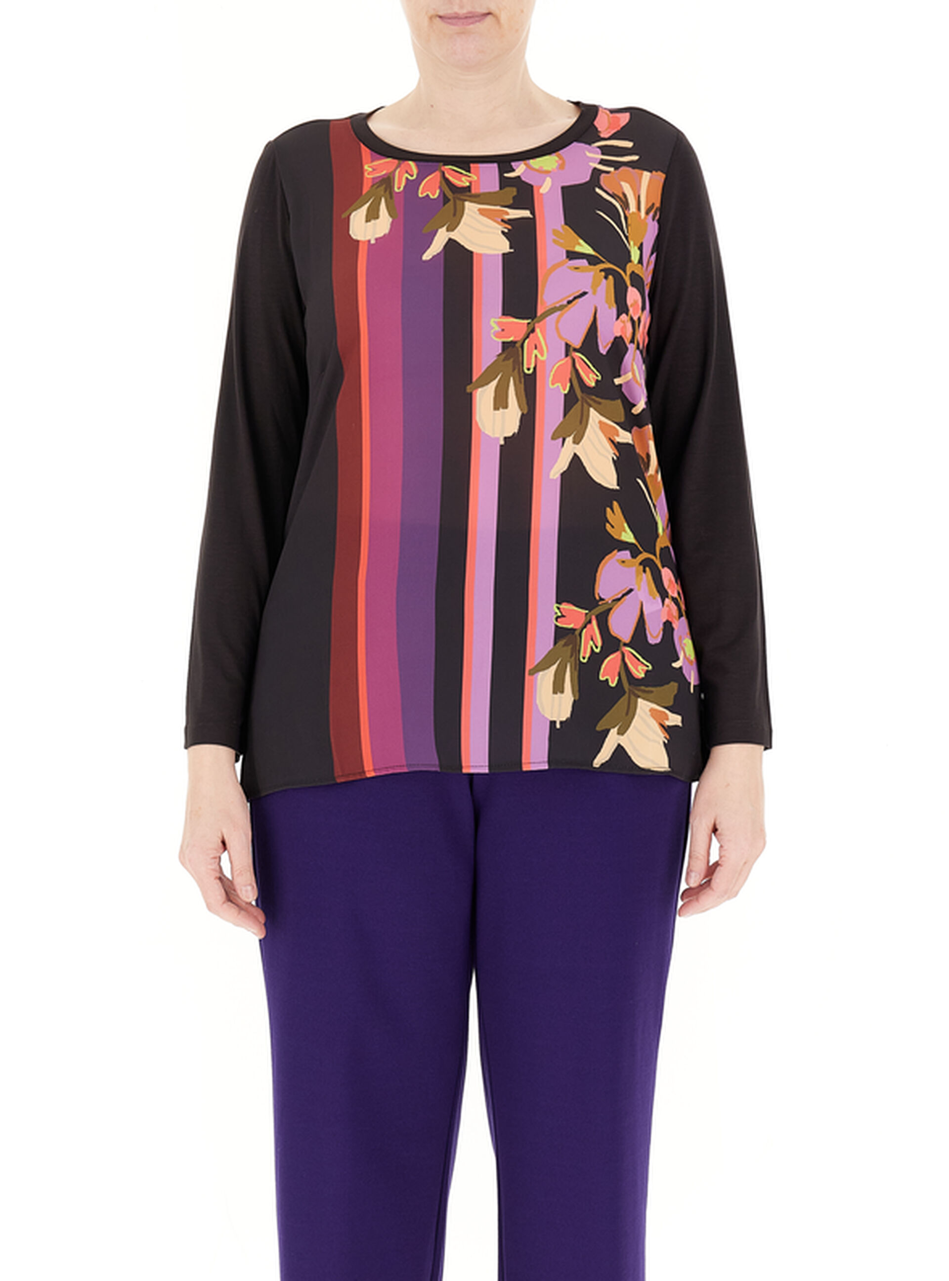 Maglia maniche lunghe NERO