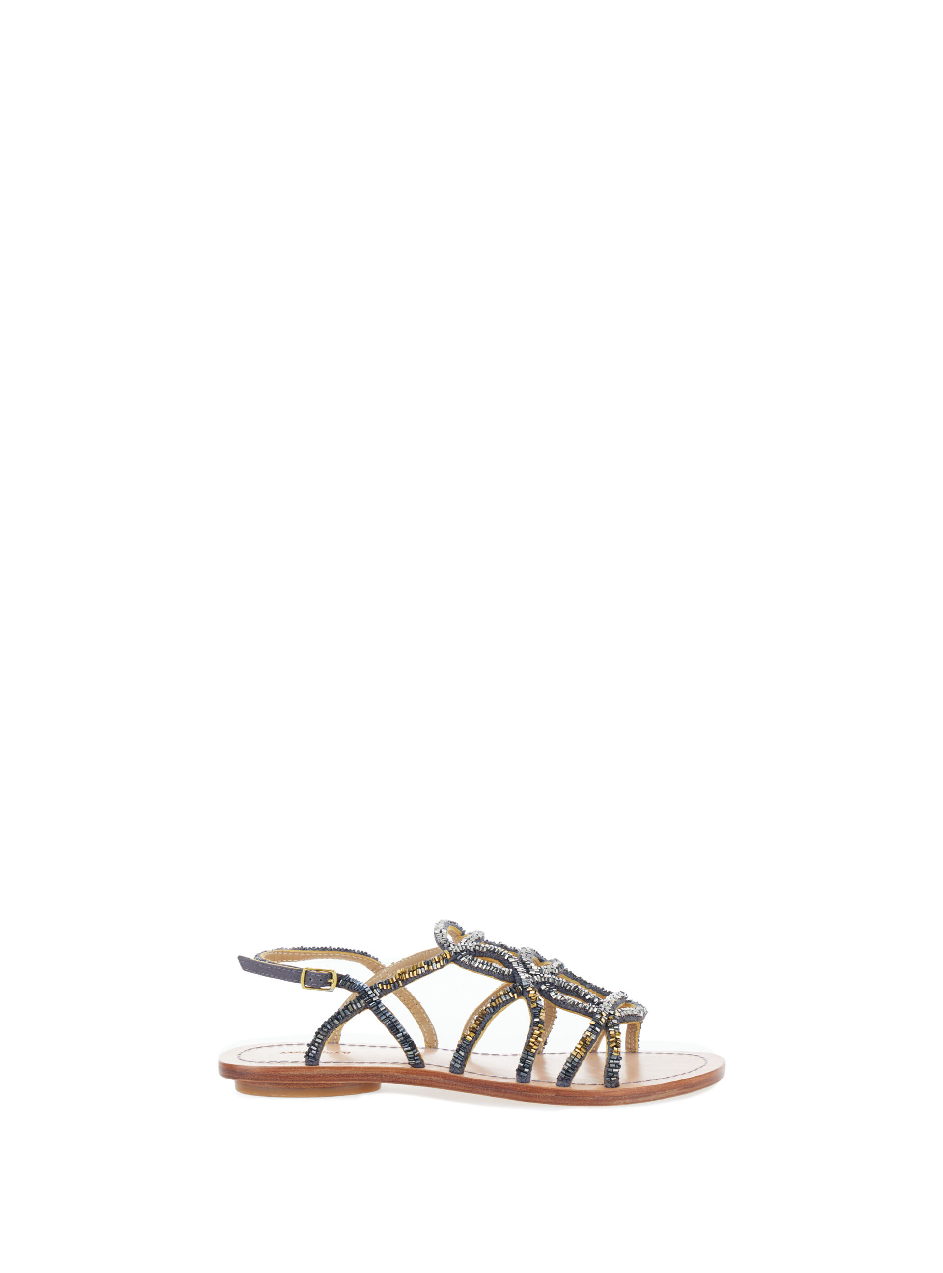 Sandali con strass ANTRACITE