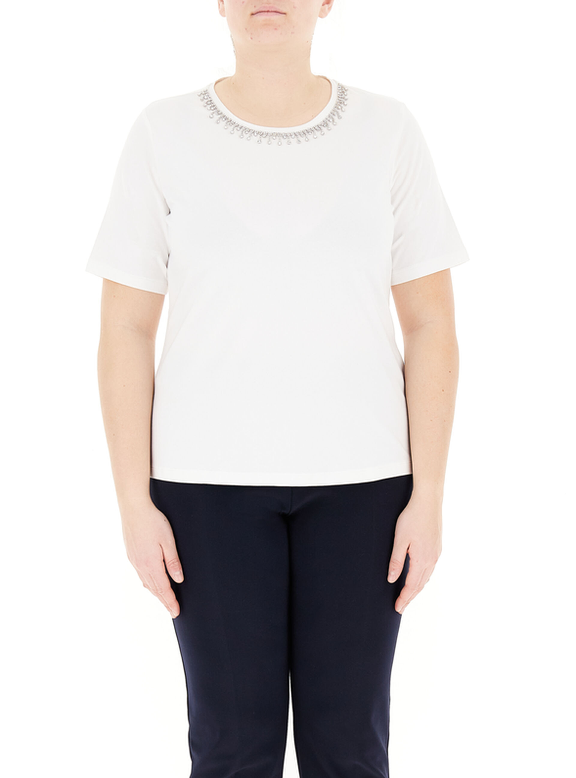 T-shirt in cotone BIANCO M