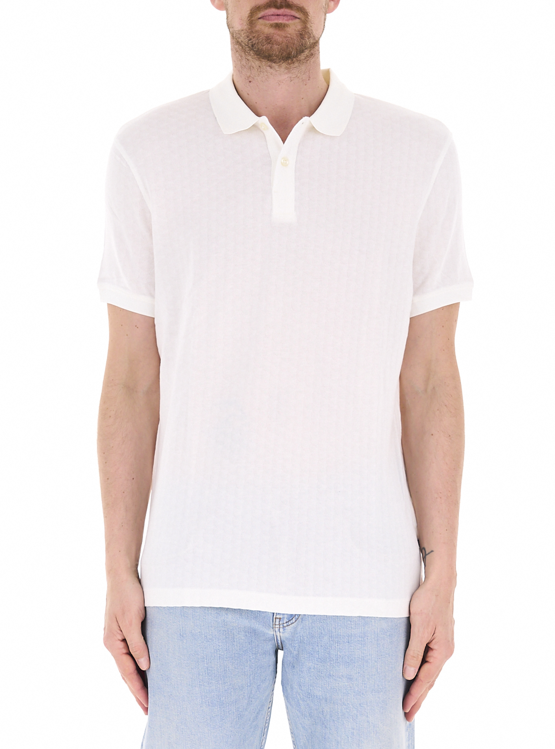 Guess Polo maniche corte PANNA