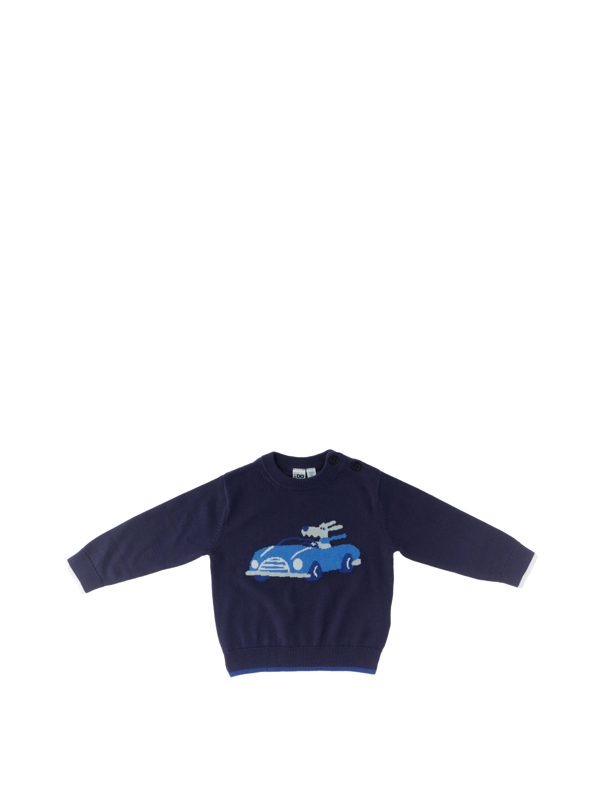 IDO Maglia in cotone BLU NAVY 3A