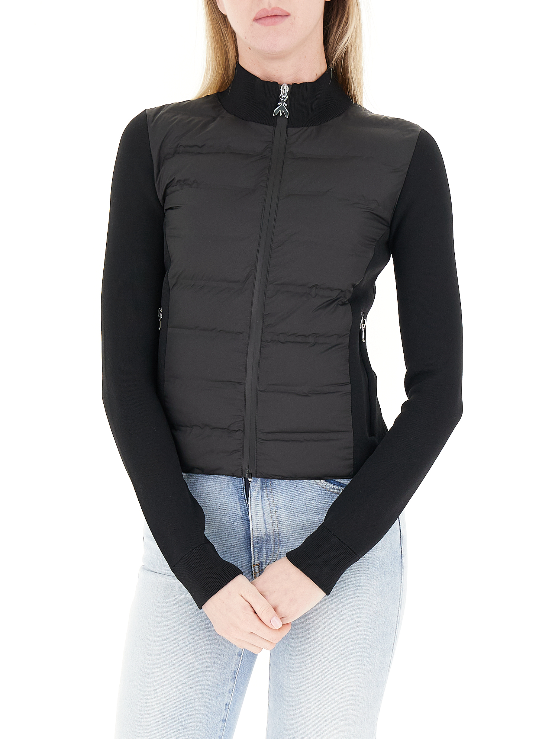 Giubbino con zip NERO