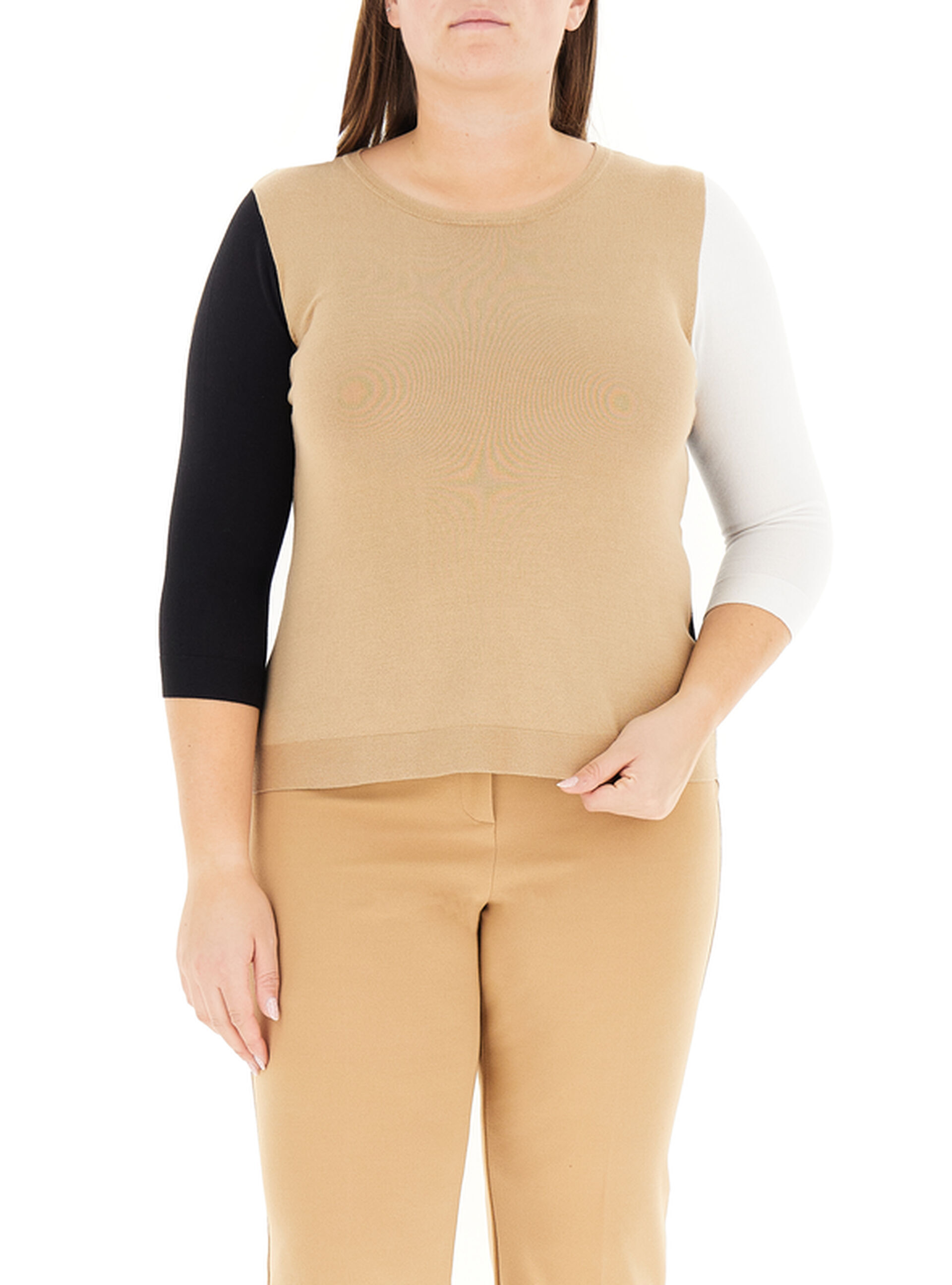 Maglia girocollo BEIGE XL