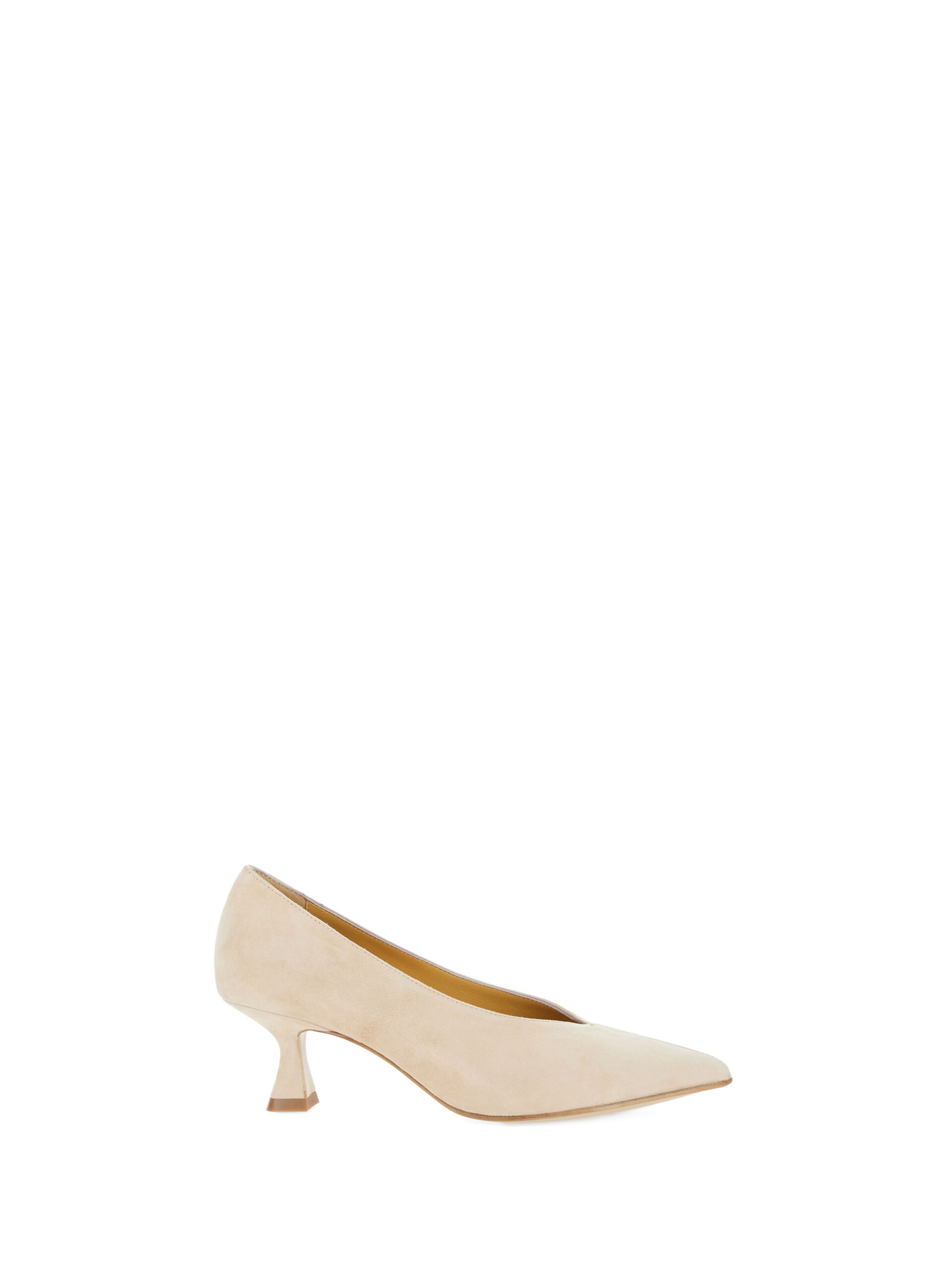 Décolleté pelle scamosciata CHAMPAGNE 41