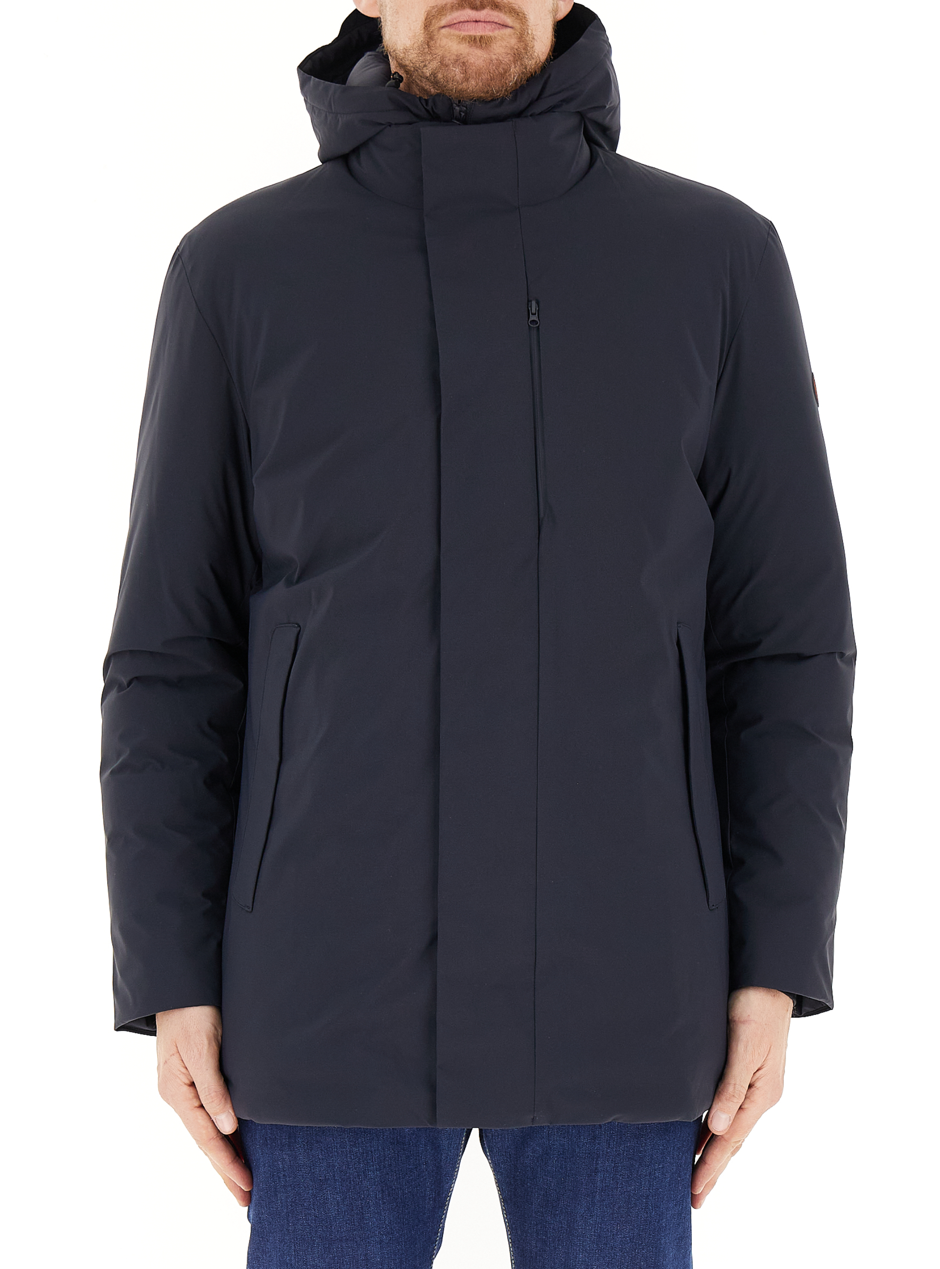 Giubbotto con cappuccio BLU SCURO XL