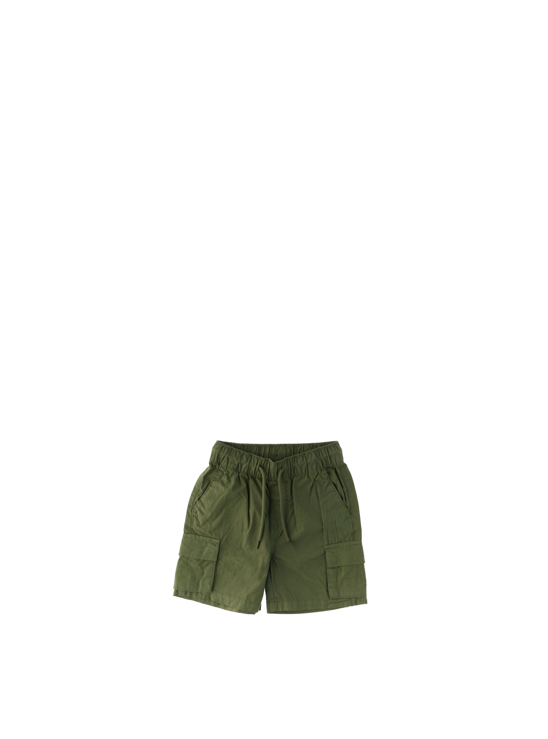 IDO Bermuda in Cotone VERDE OLIVA