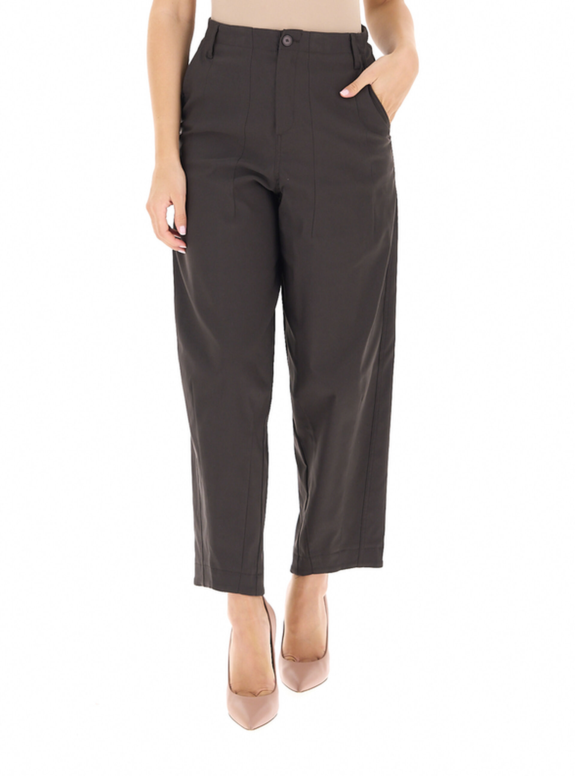 Pantalone wide leg TESTA DI MORO 42