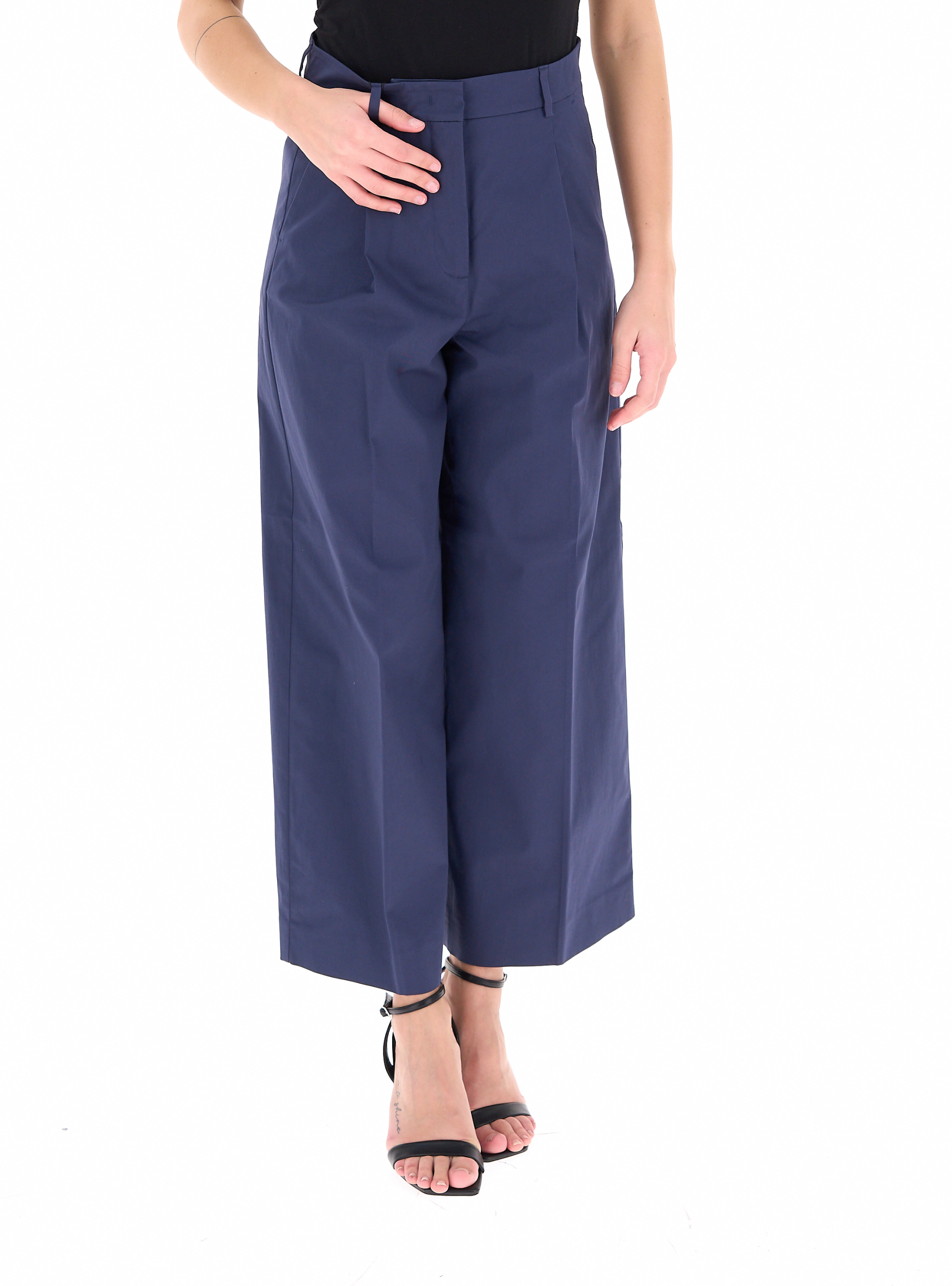 Pantalone in cotone BLU AVIO