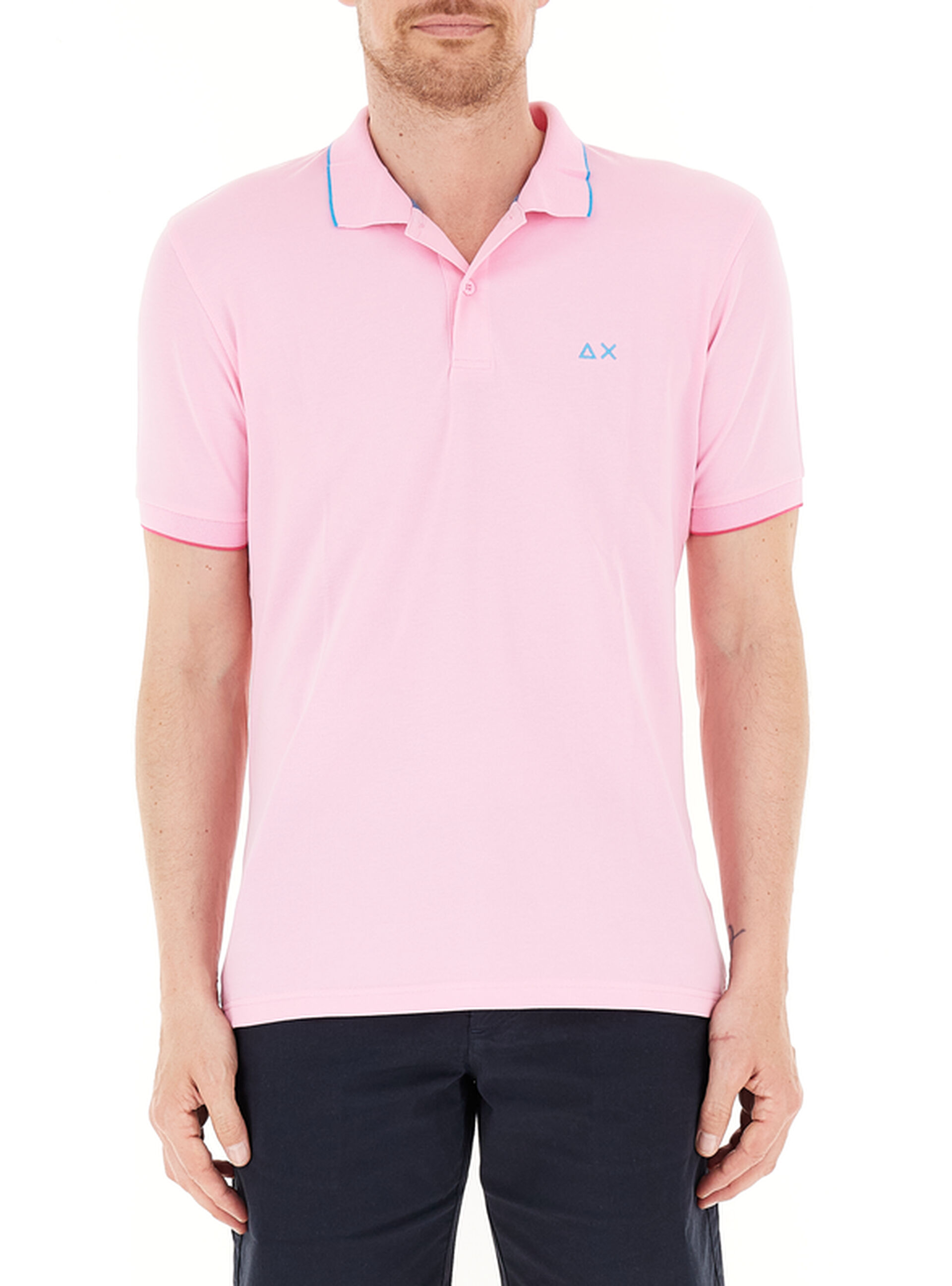 SUN68 Polo maniche corte ROSA