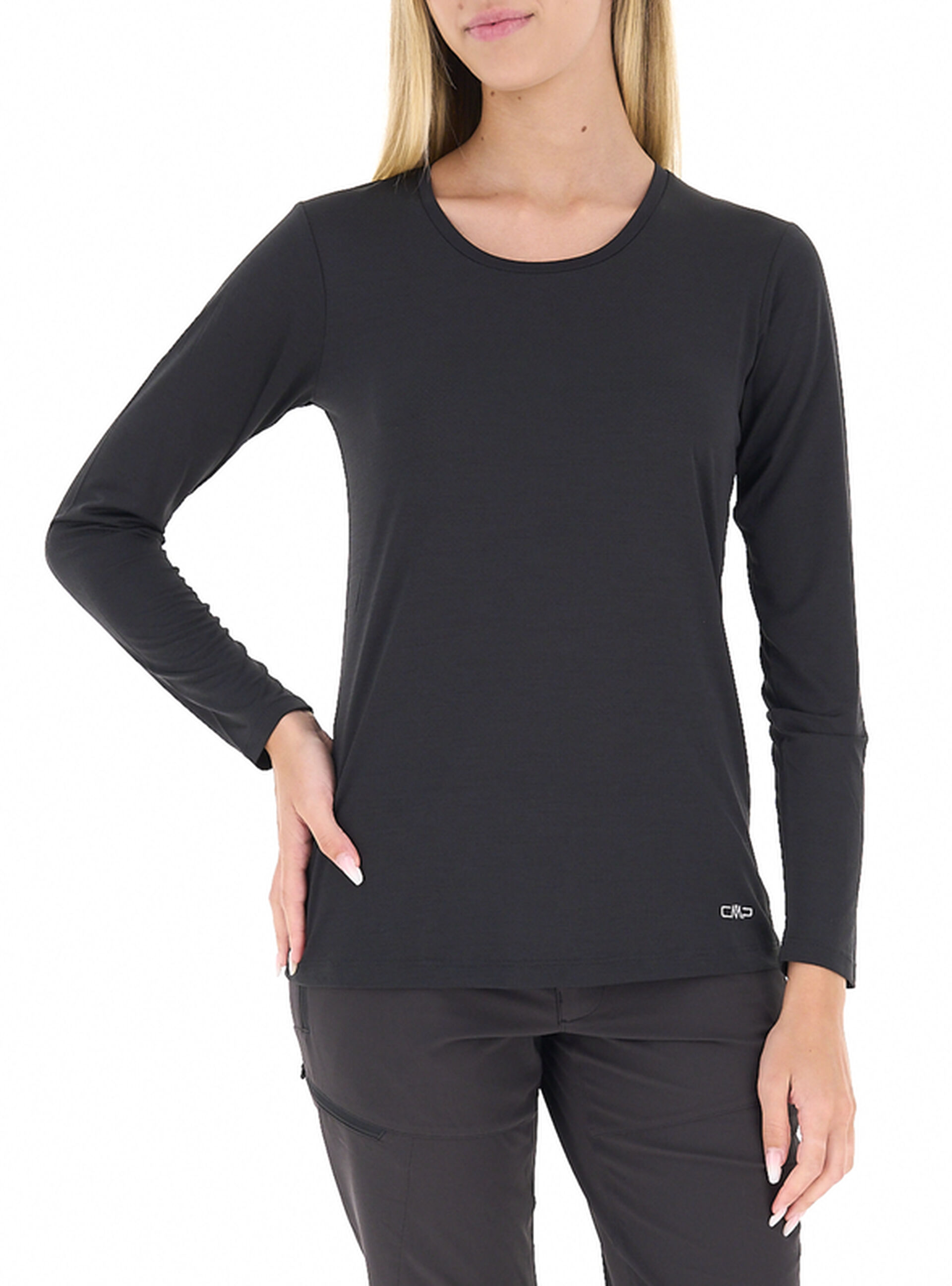 CMP T-shirt maniche lunghe NERO 38