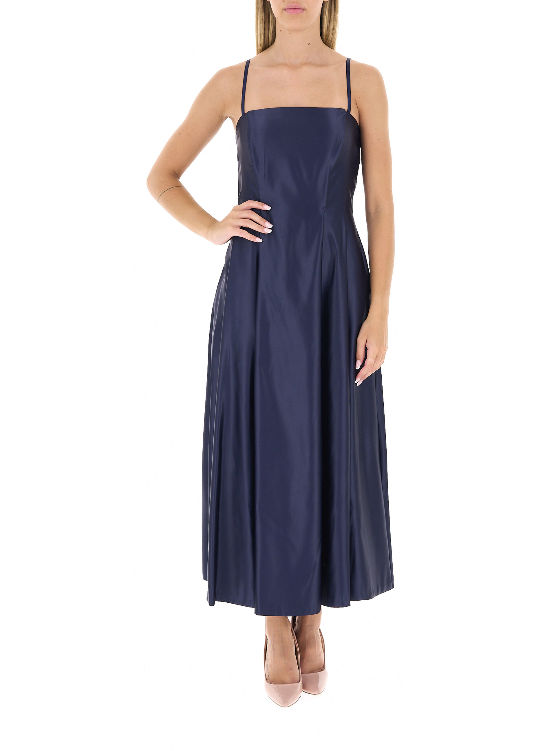 Abito in satin BLU NAVY XL