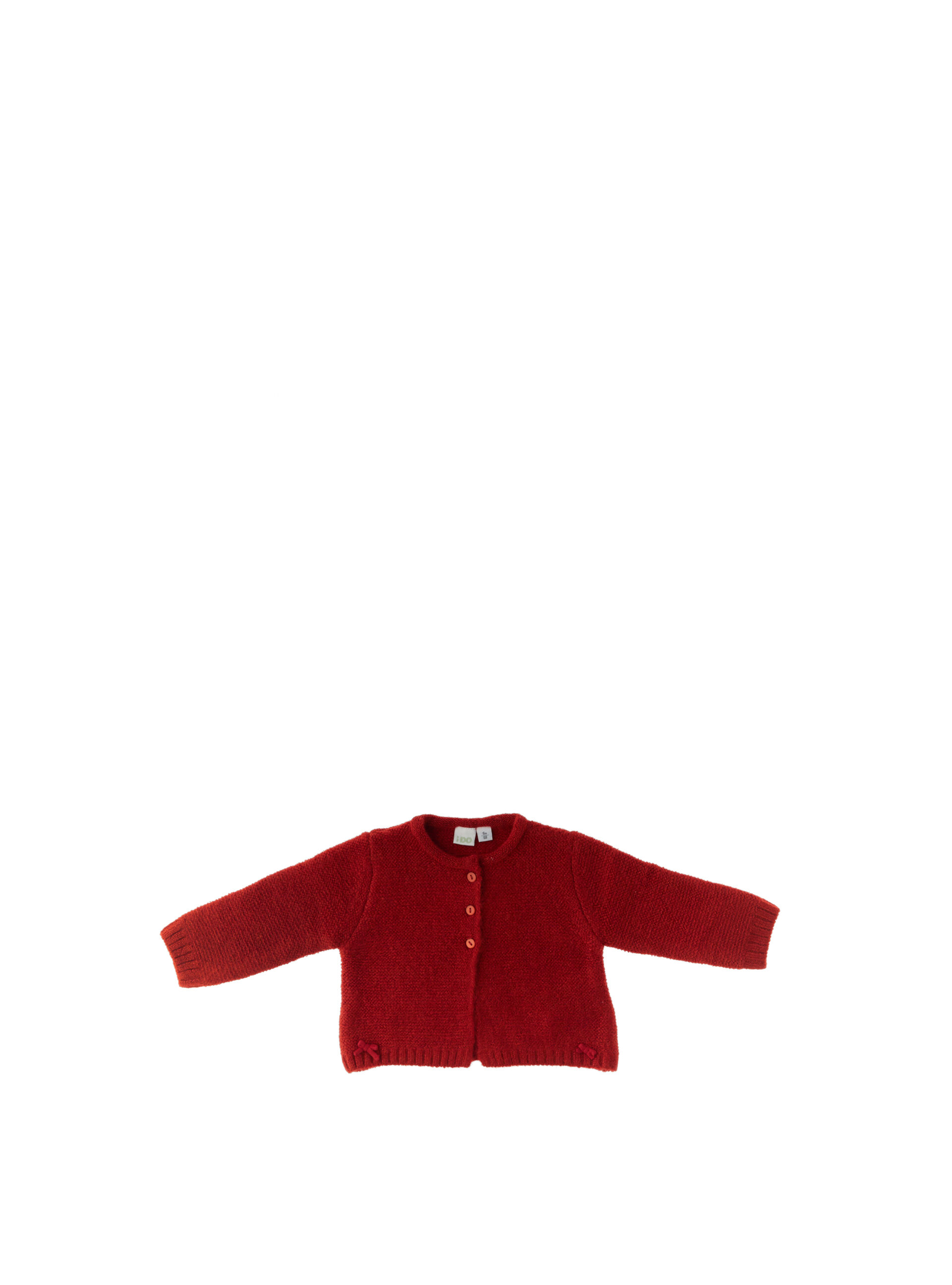 Cardigan maniche lunghe NURSERY ROSSO