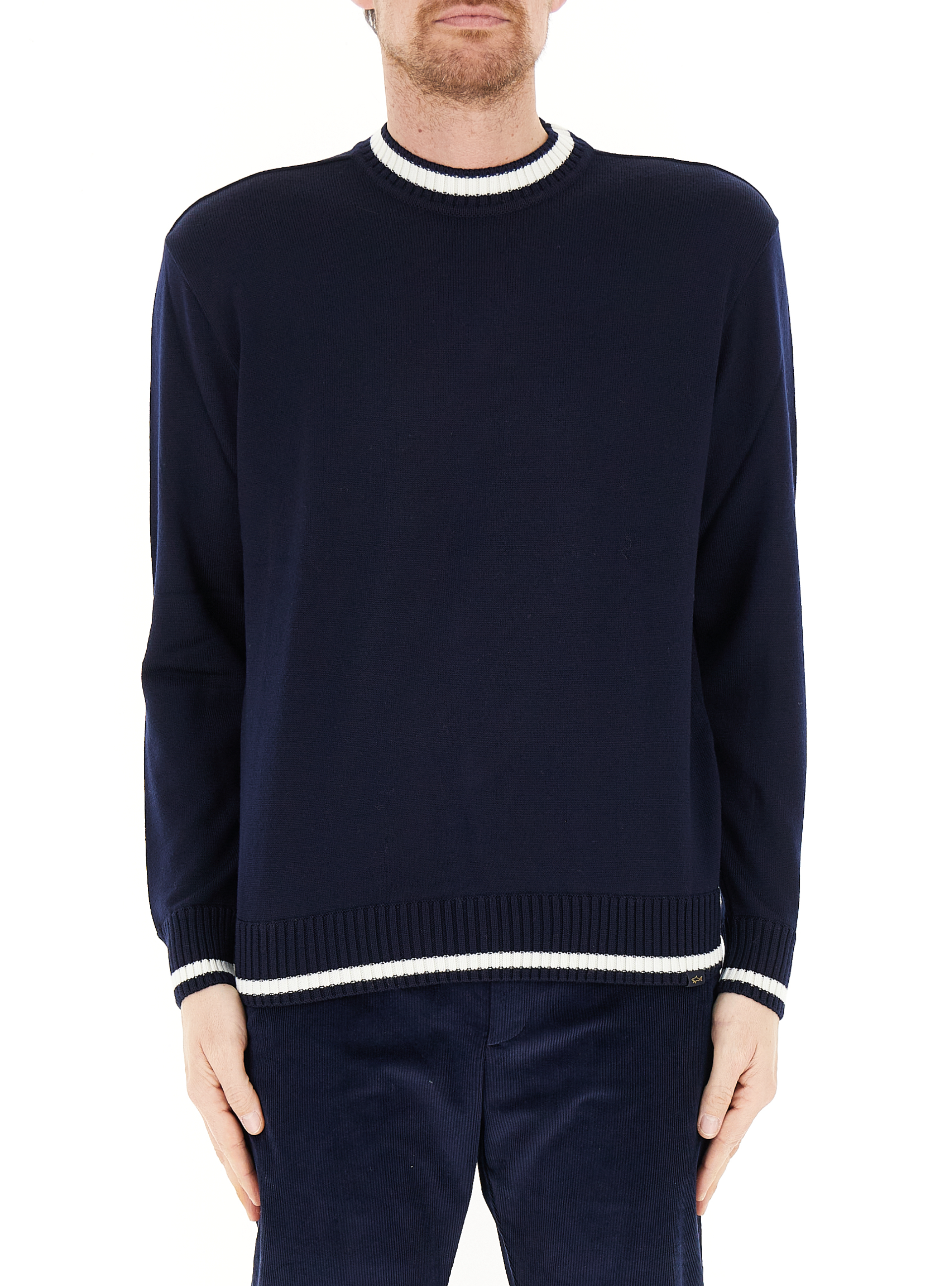 Maglione lana vergine BLU NOTTE