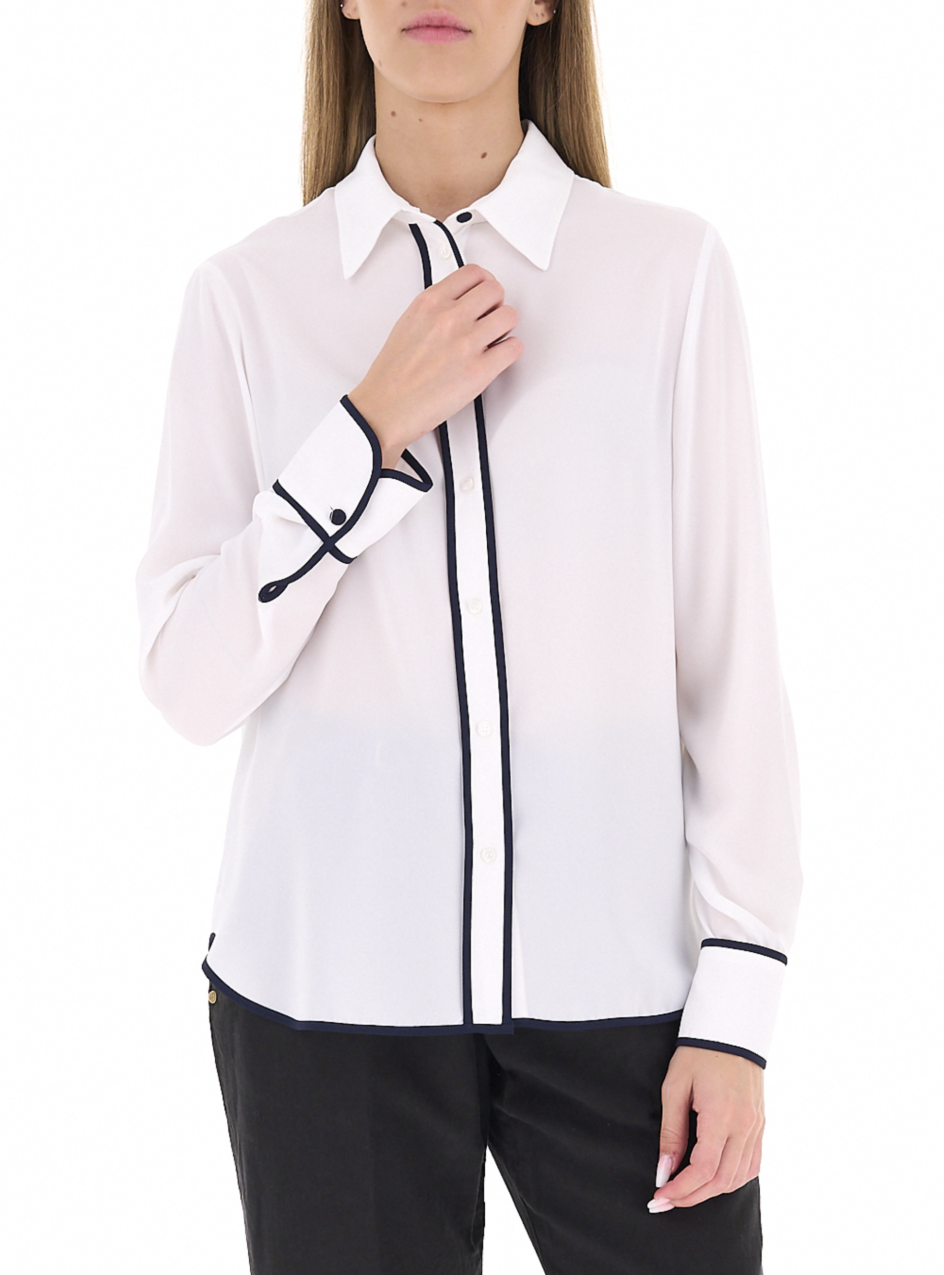 Camicia con dettagli BIANCO 48