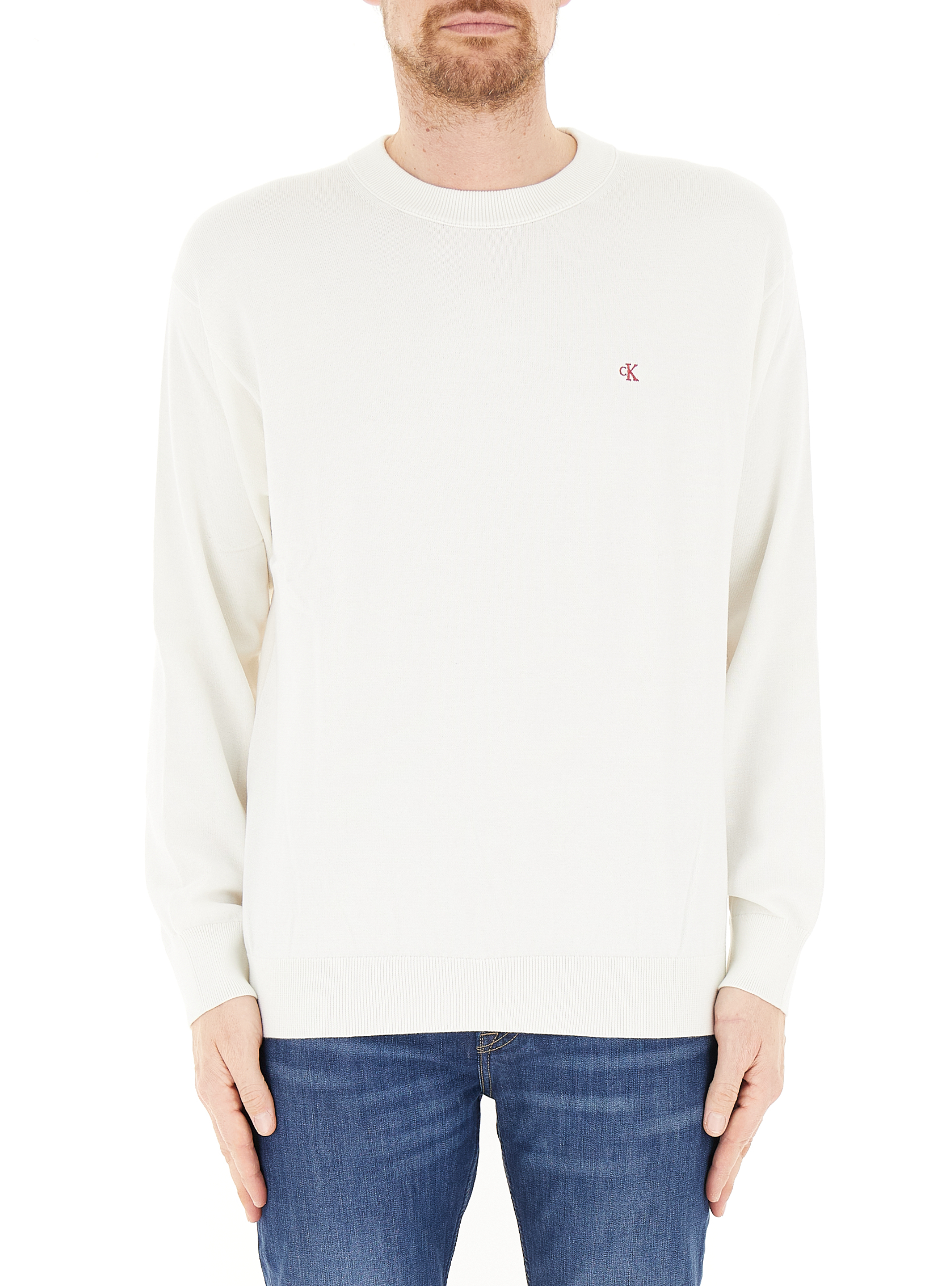 Maglione girocollo PANNA