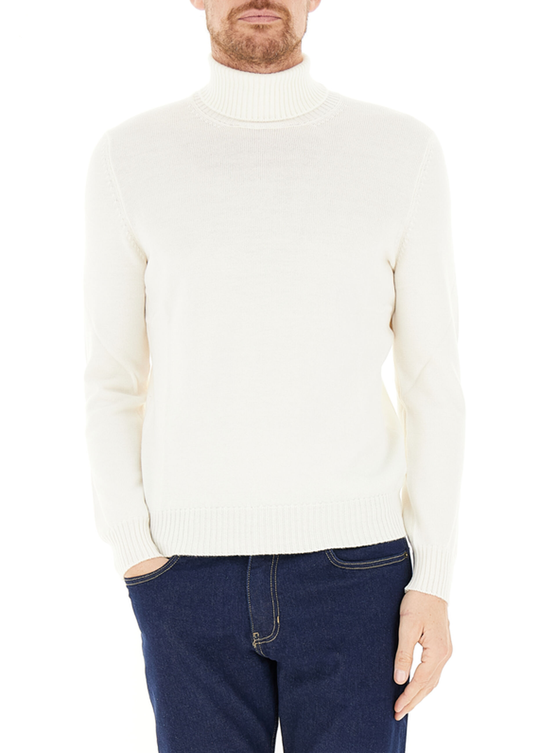 Maglione dolcevita PANNA 52