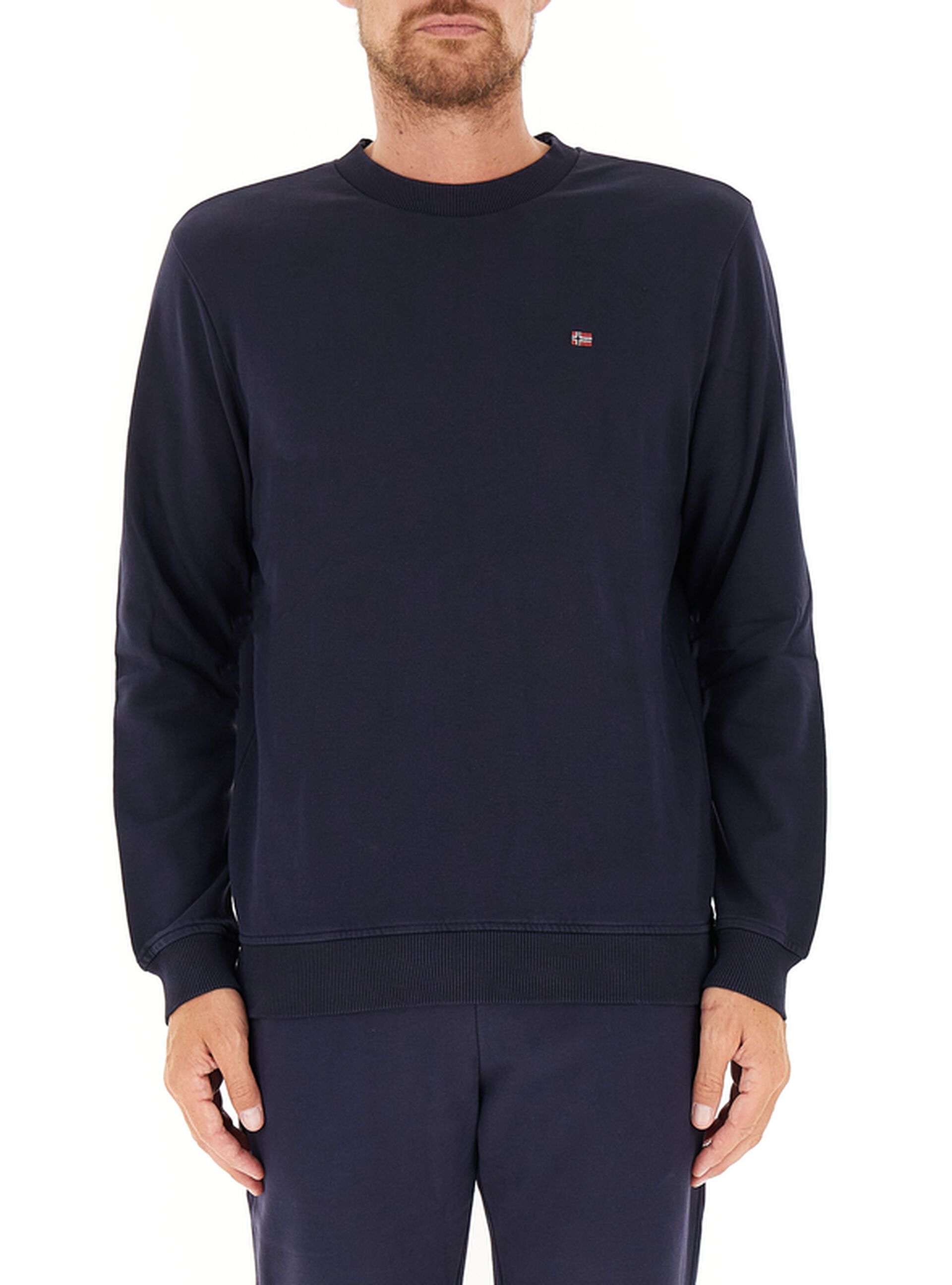 Napapijri Felpa girocollo BLU NAVY