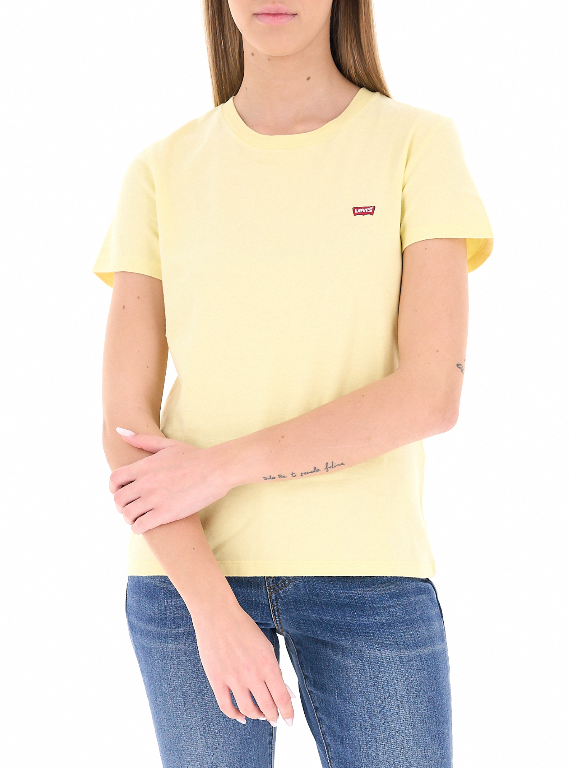 T-shirt girocollo LEVI'S GIALLO