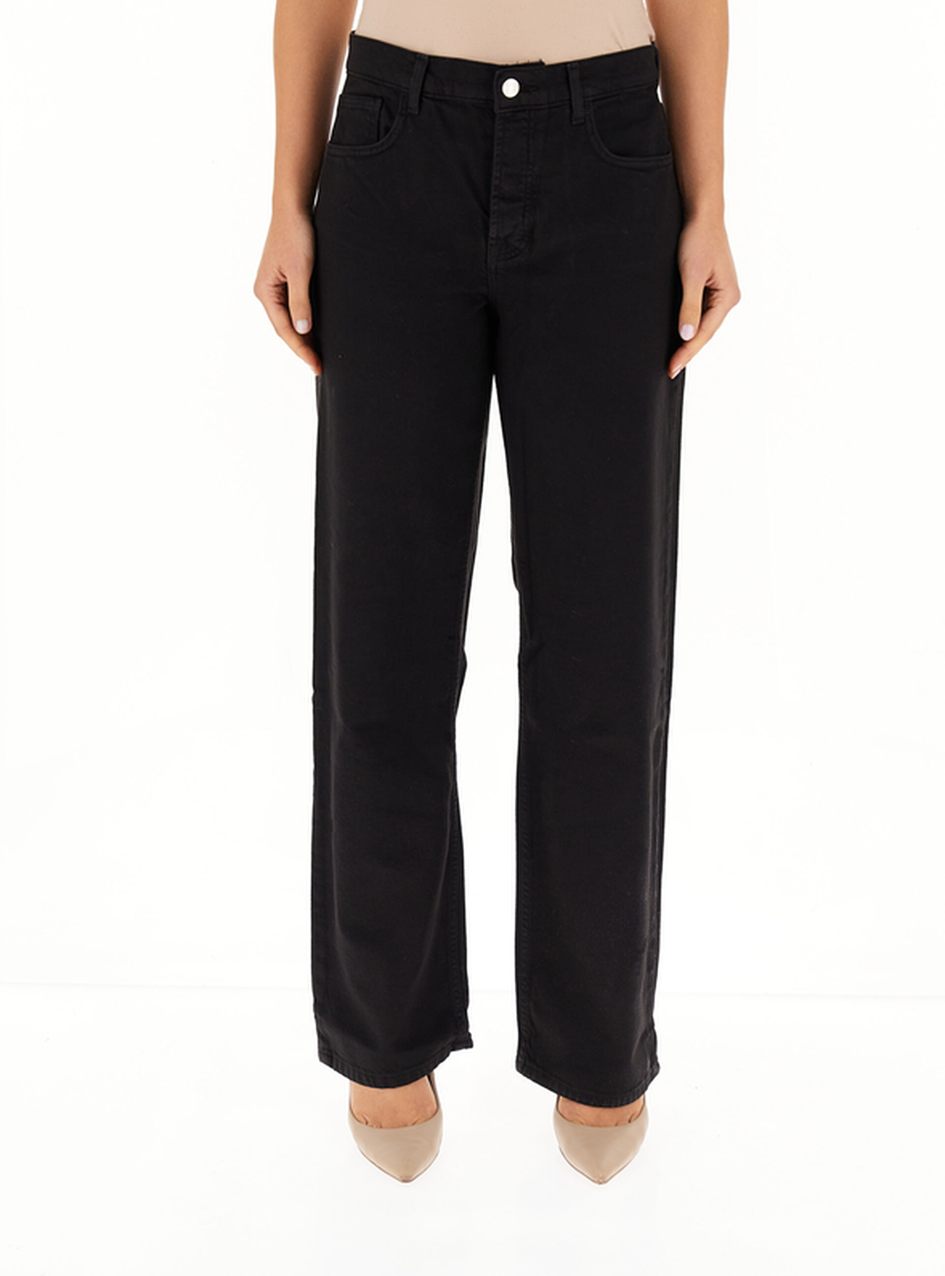 Pantalone wide leg LIU JEANS NERO 38