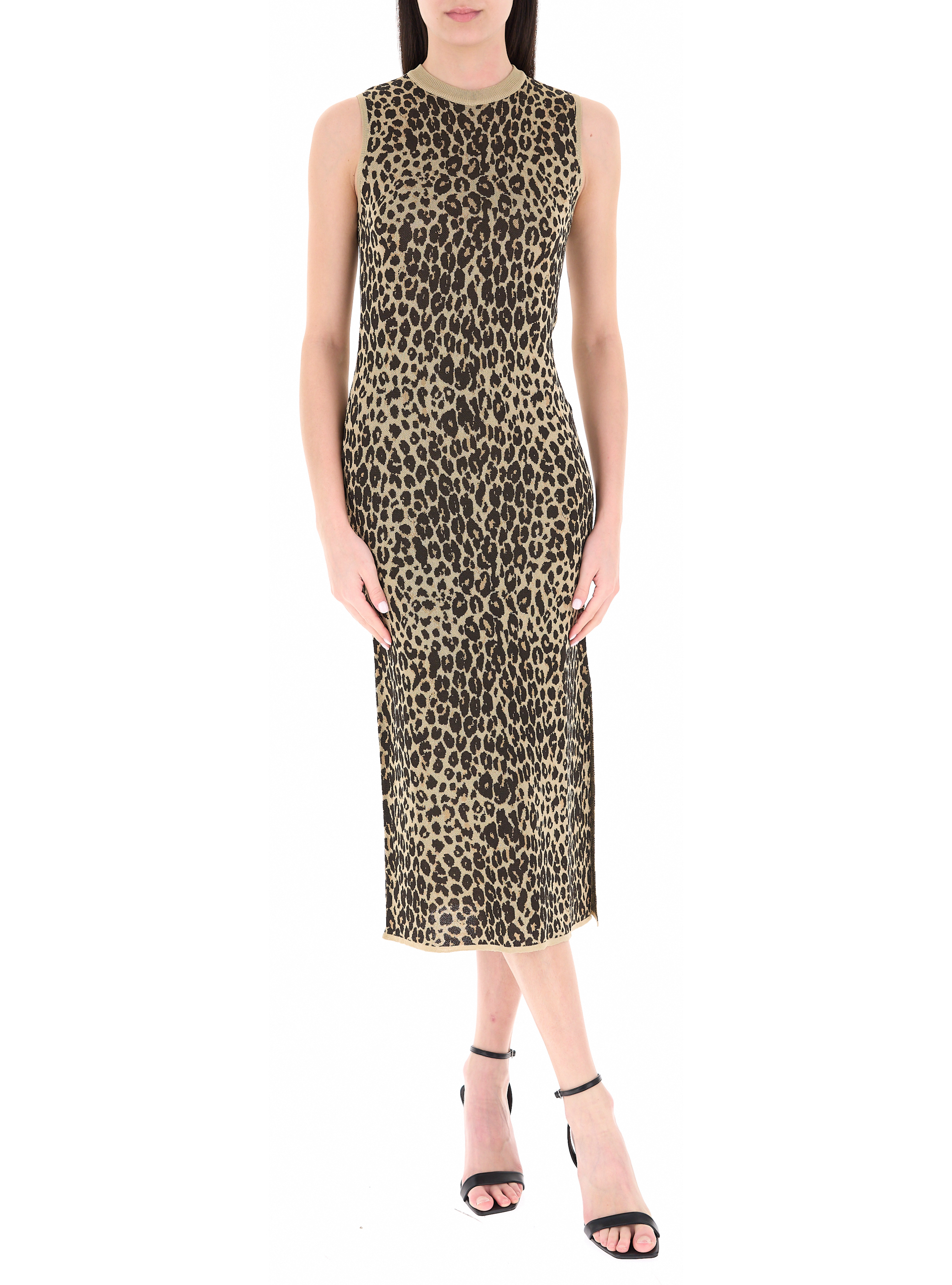 Marella Abito in viscosa MARRONE