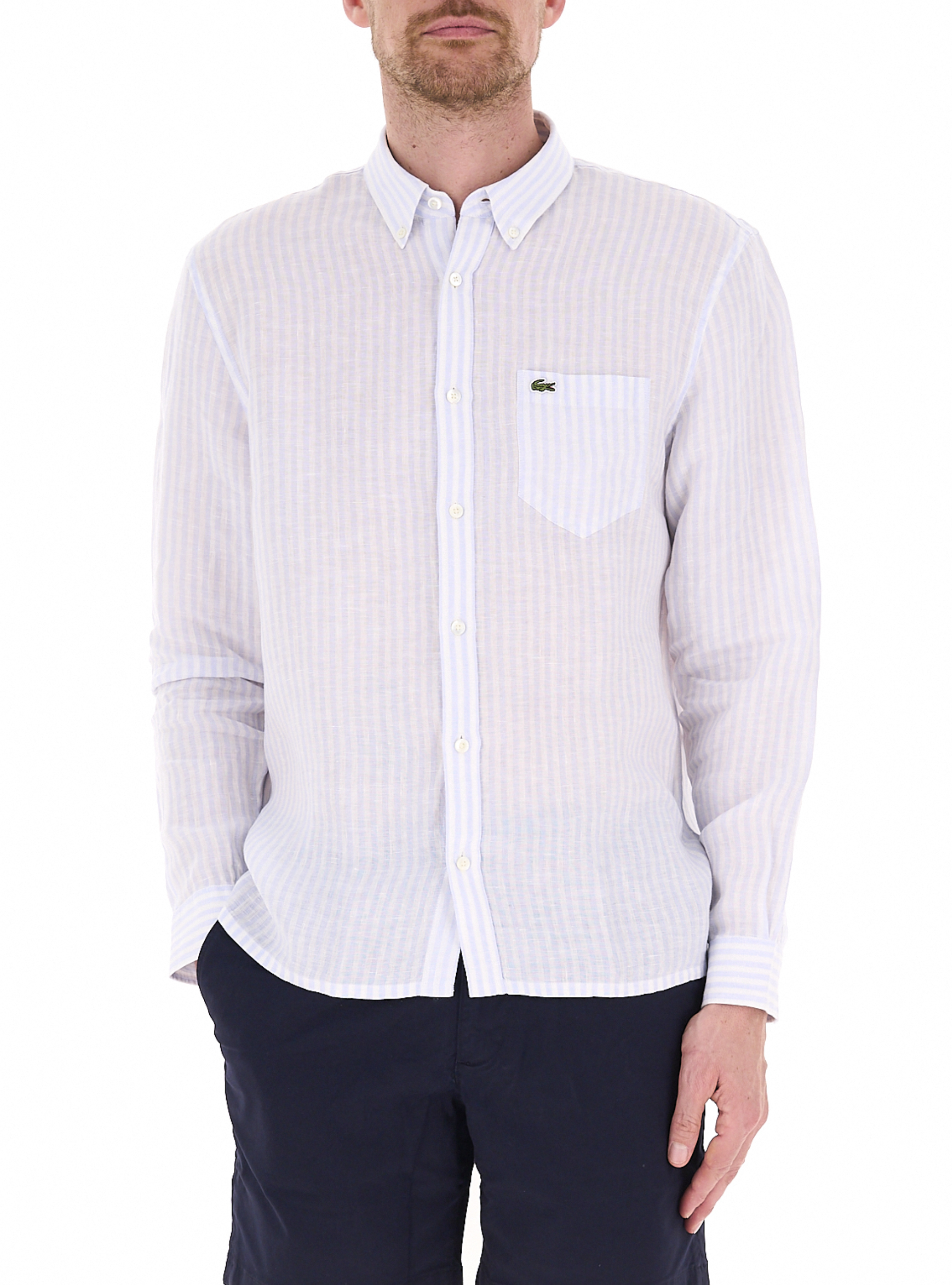 Camicia in lino AZZURRO CHIARO