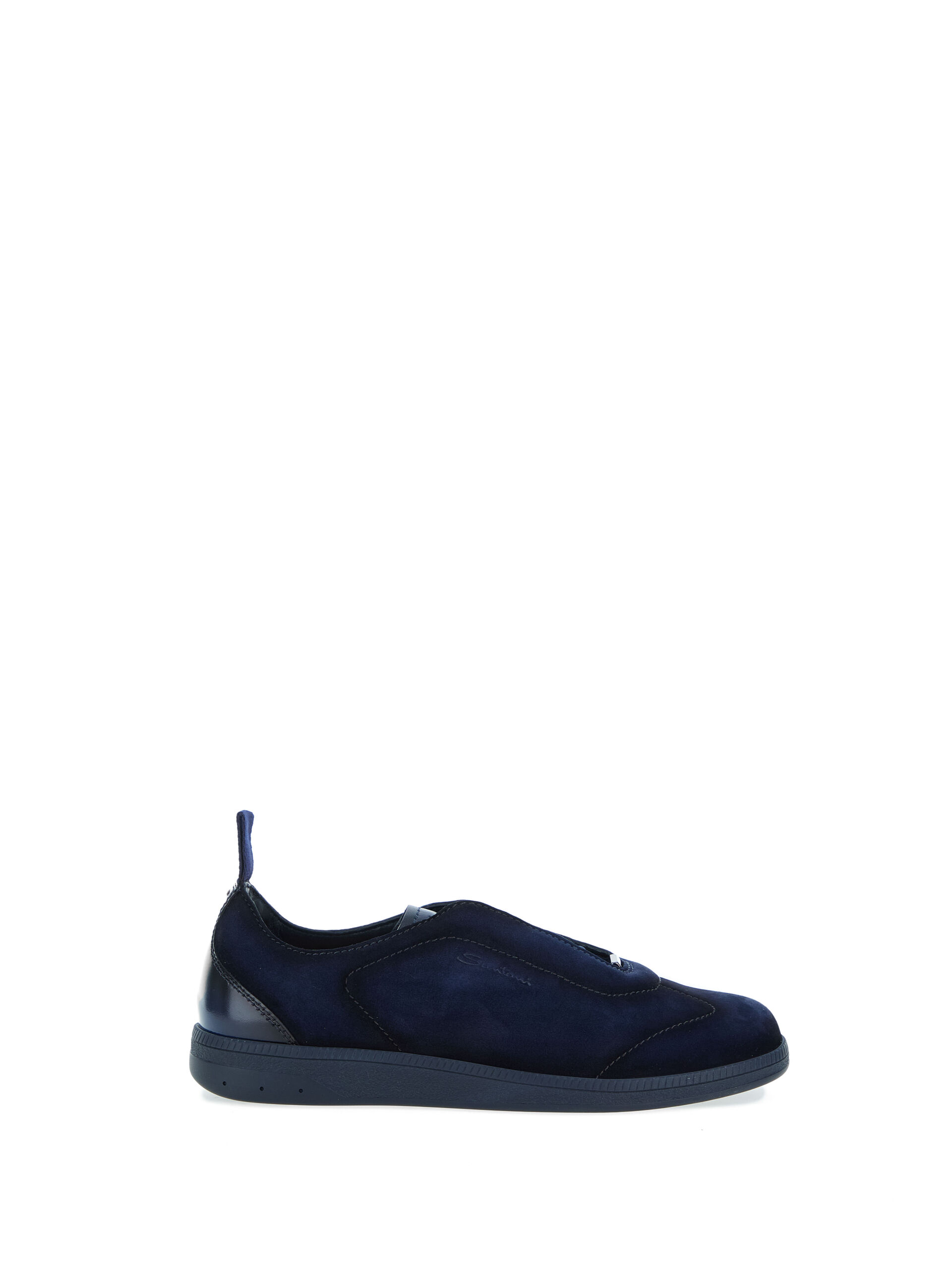 Sneakers in pelle BLU NOTTE