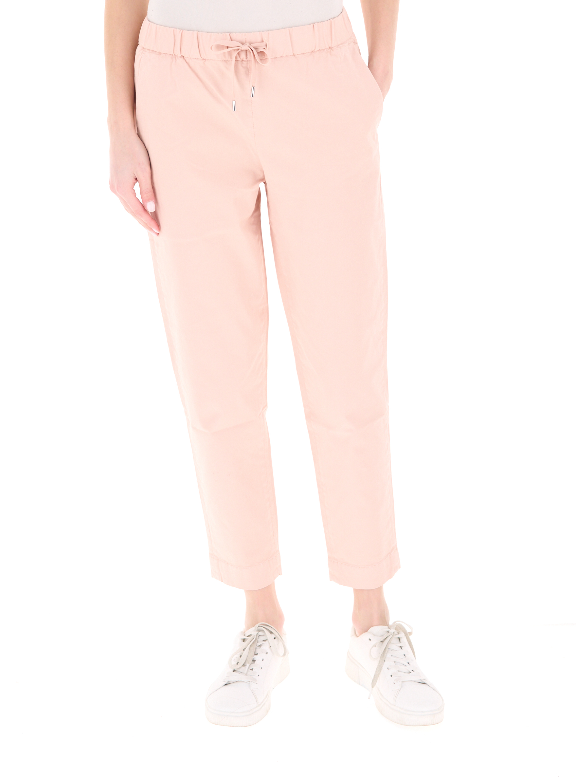 Pantalone vita elasticizzata ROSA CHIARO