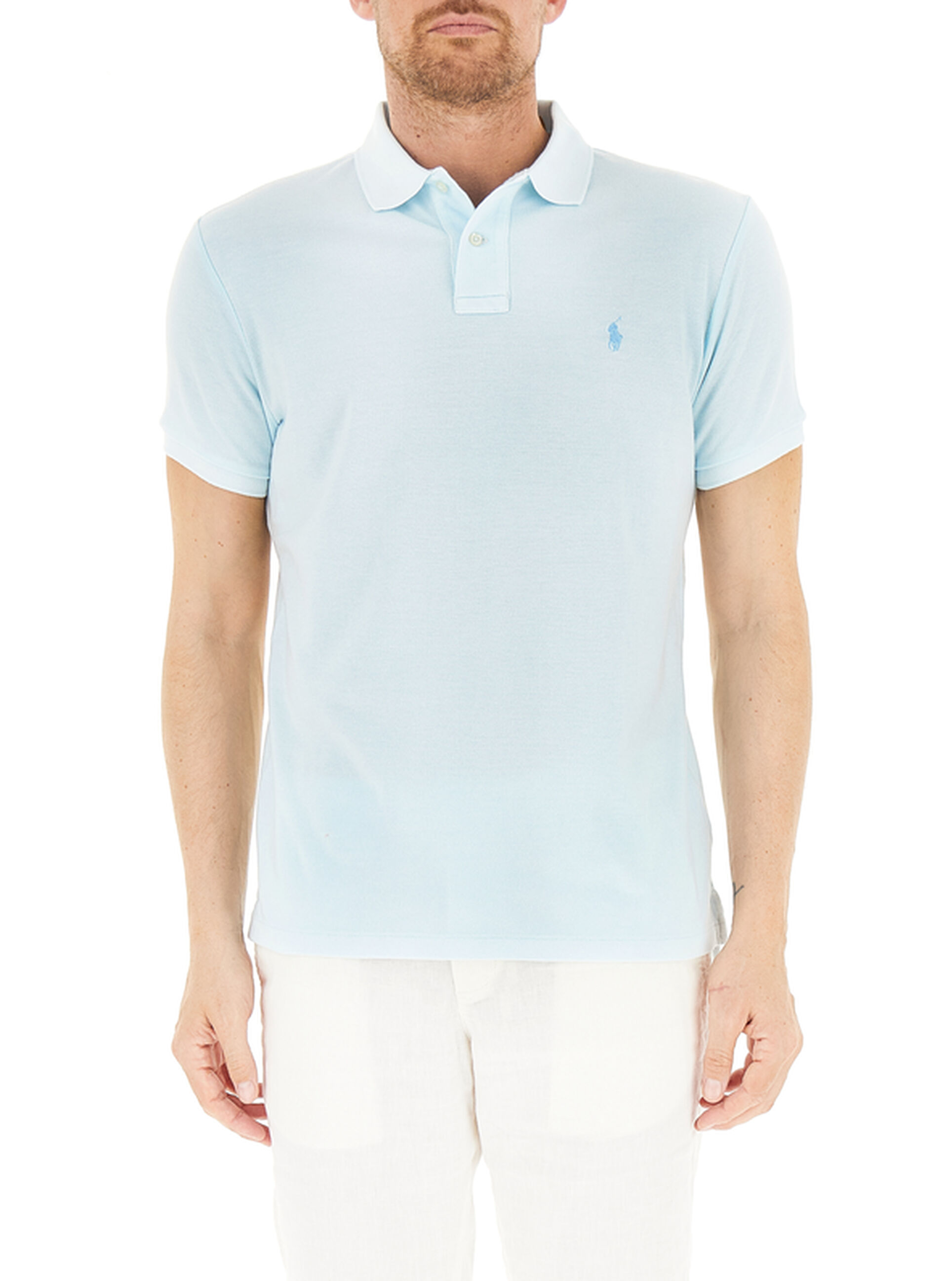 Polo maniche corte POLO AZZURRO CHIARO
