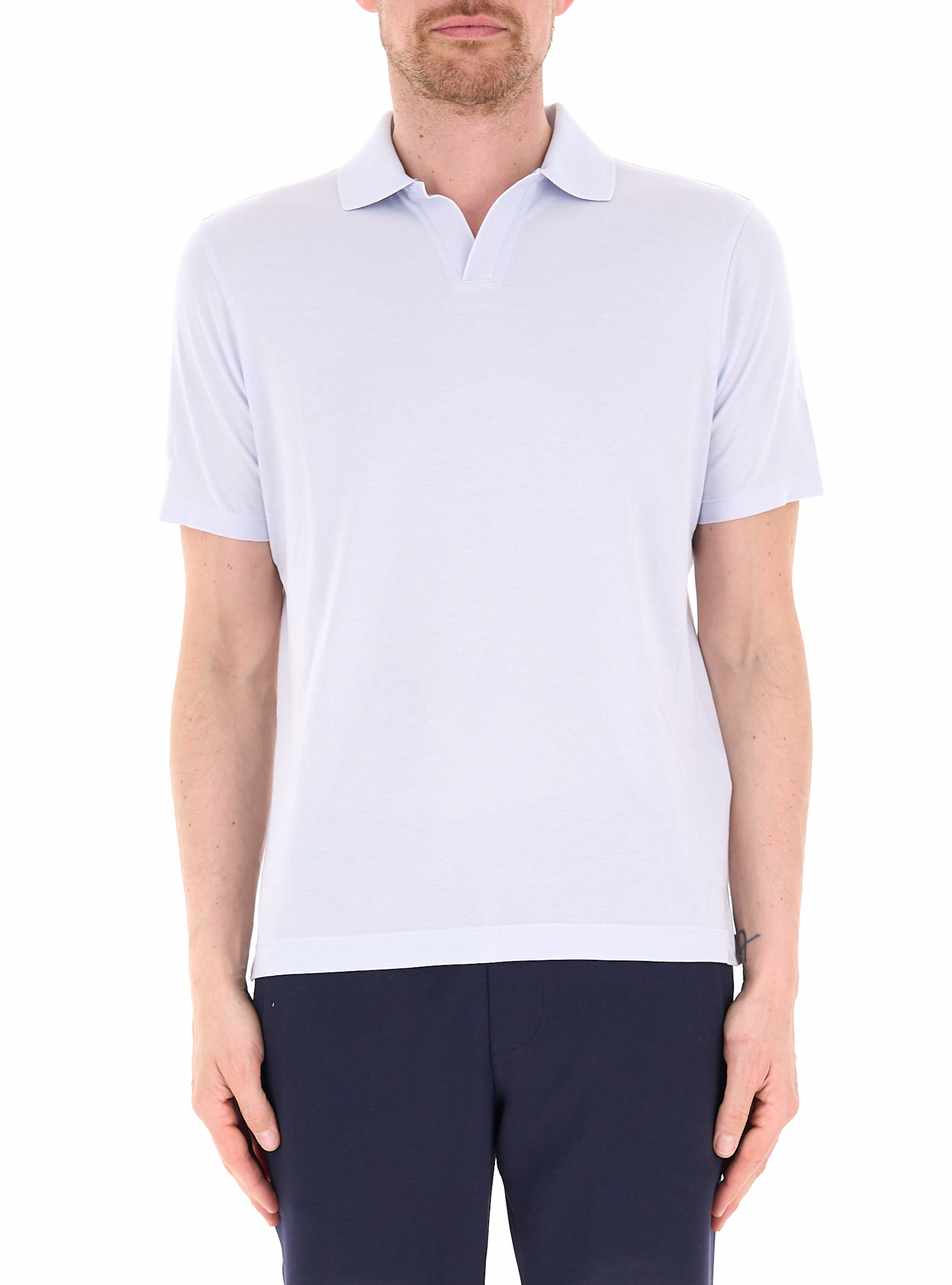 Polo maniche corte AZZURRO CHIARO