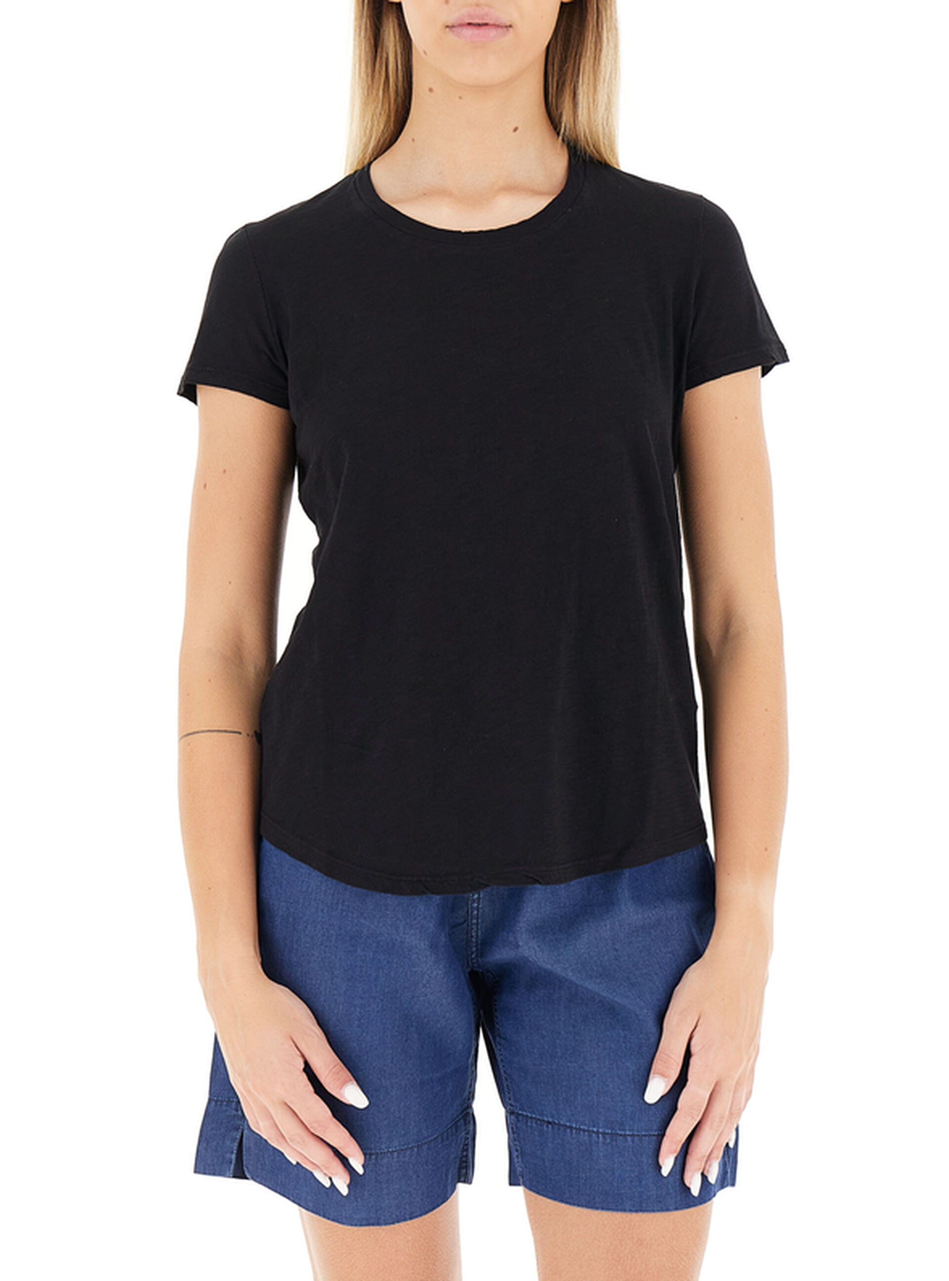 DEHA T-shirt girocollo NERO XS