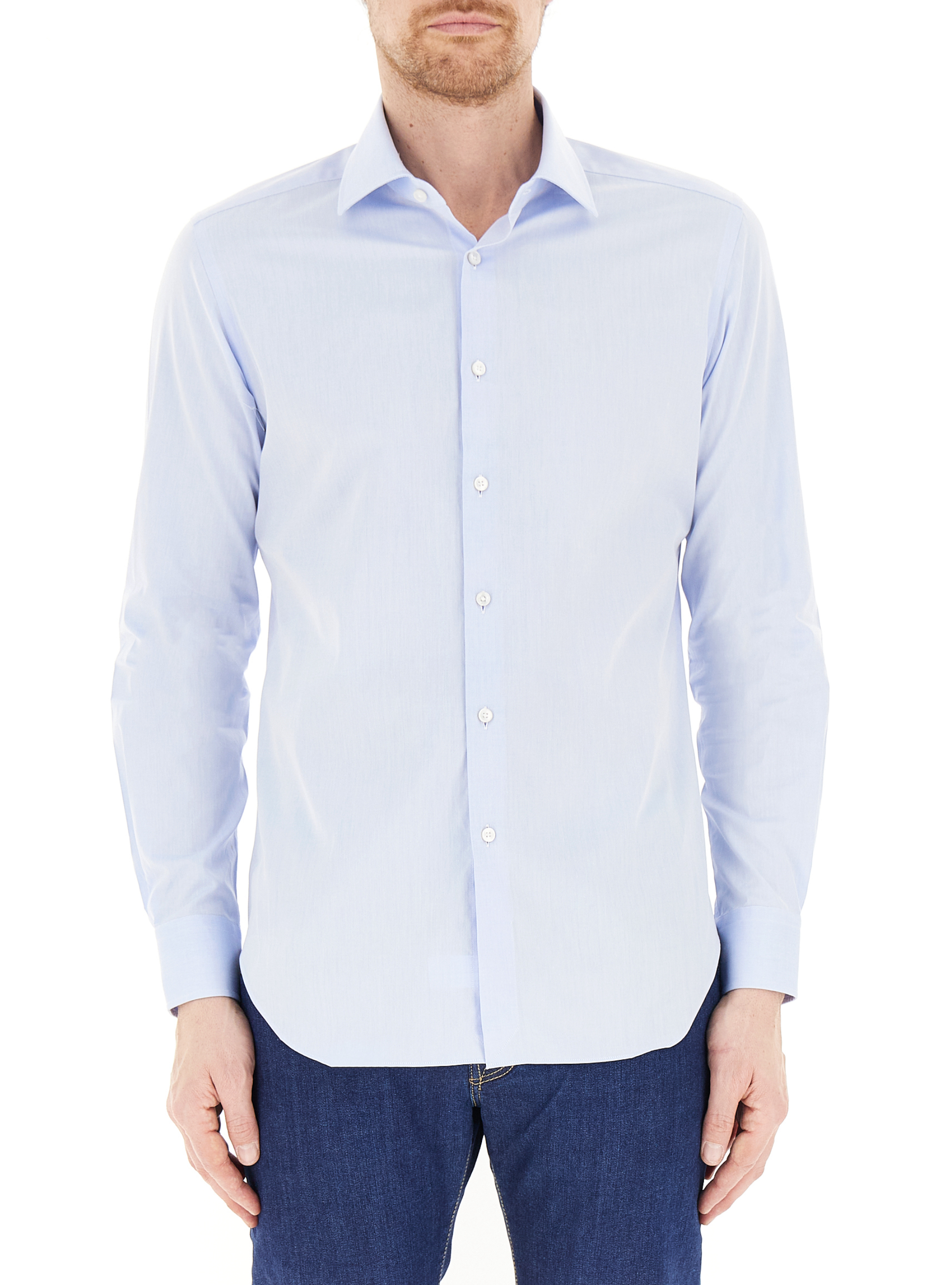 Camicia tailor fit AZZURRO CHIARO