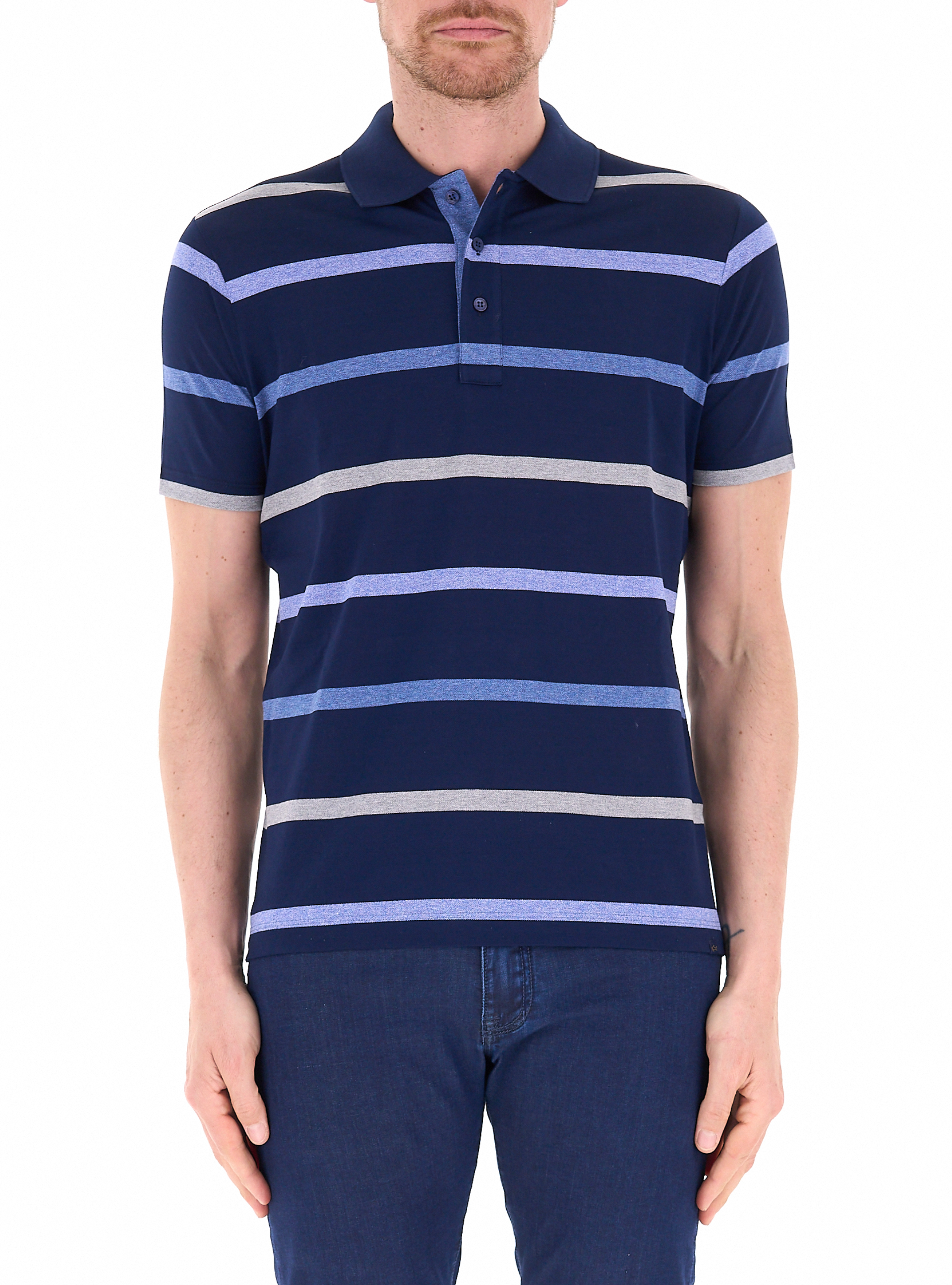 Polo maniche corte BLU NAVY