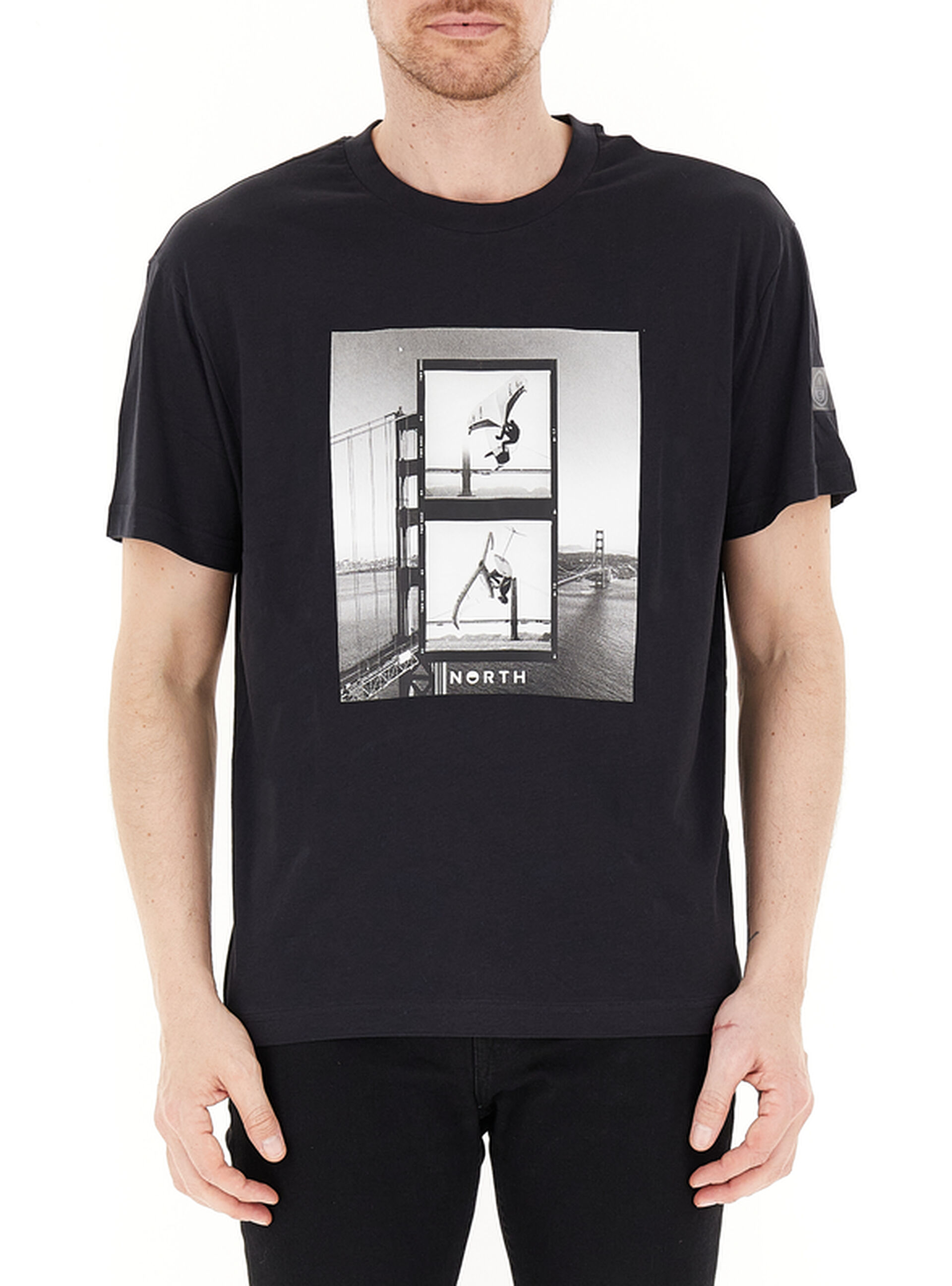 T-shirt girocollo NERO S