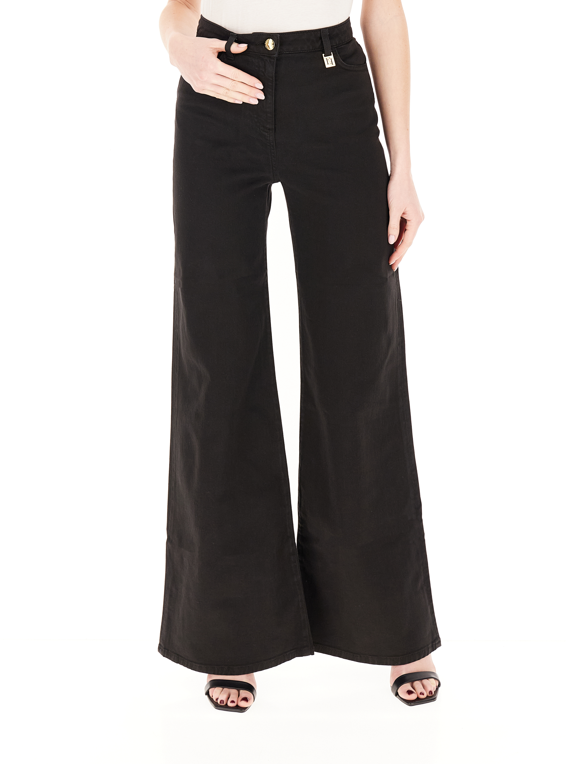 Jeans a palazzo NERO 28